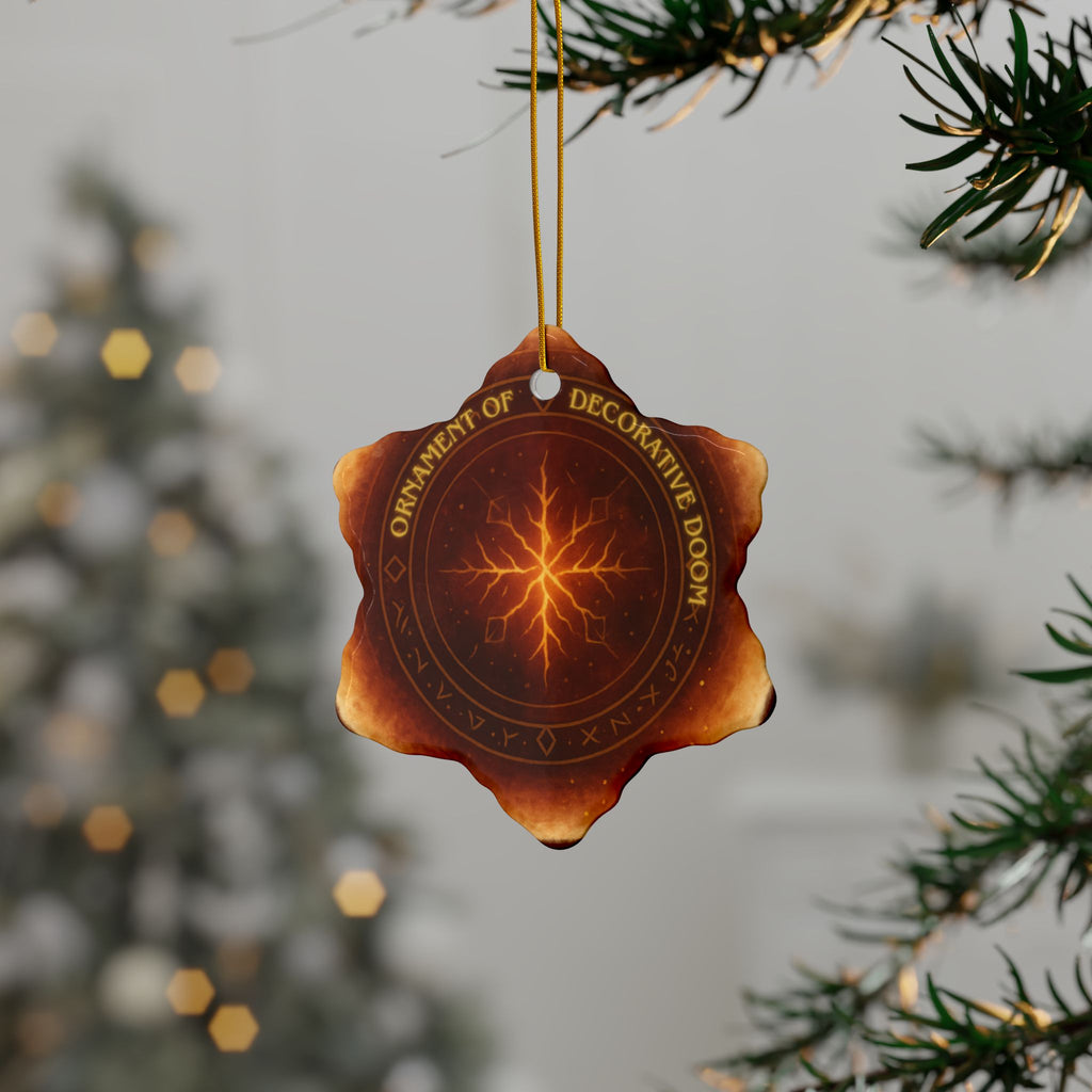 Ornament of Doom – RPG Holiday Tree Decor for Fantasy & DnD Fans