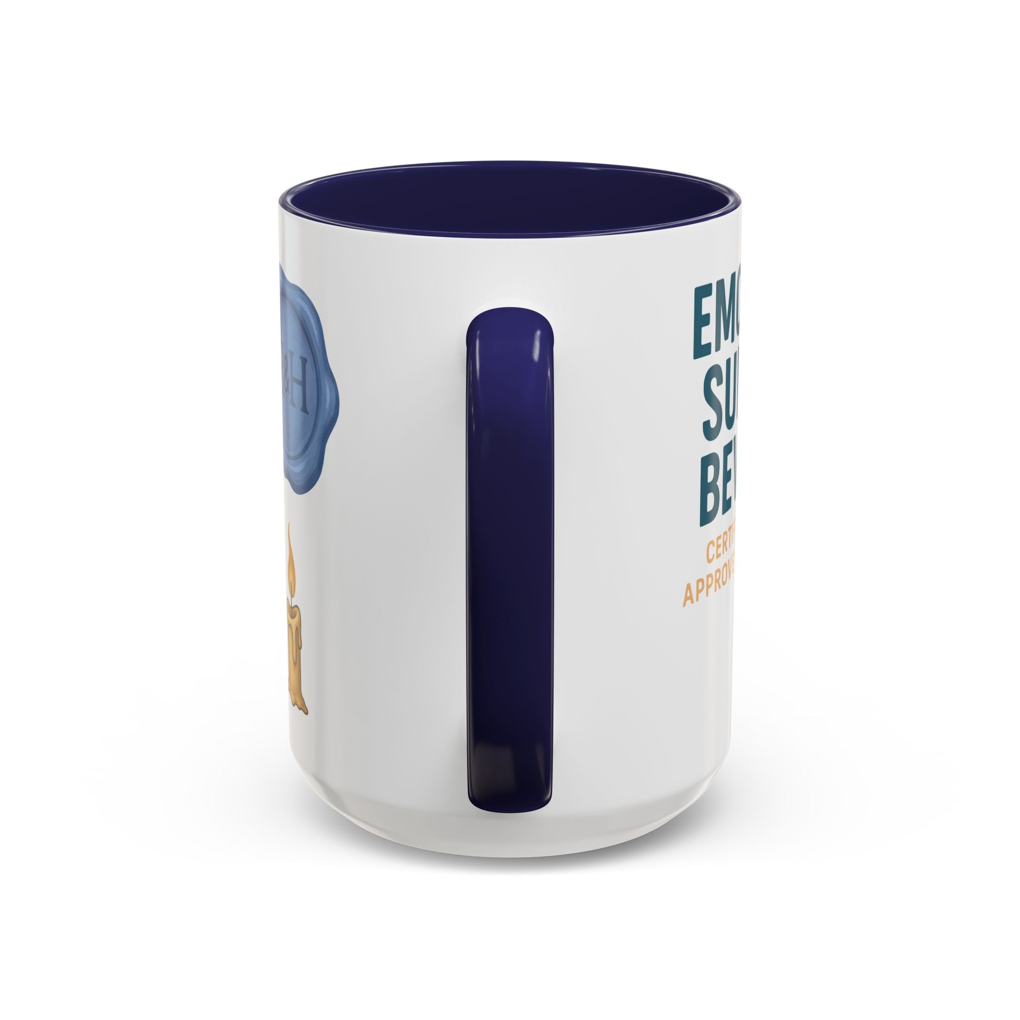 TTRPG Mug – ‘Emotional Support Beverage’ Mental Health Humor Cup for Gamers