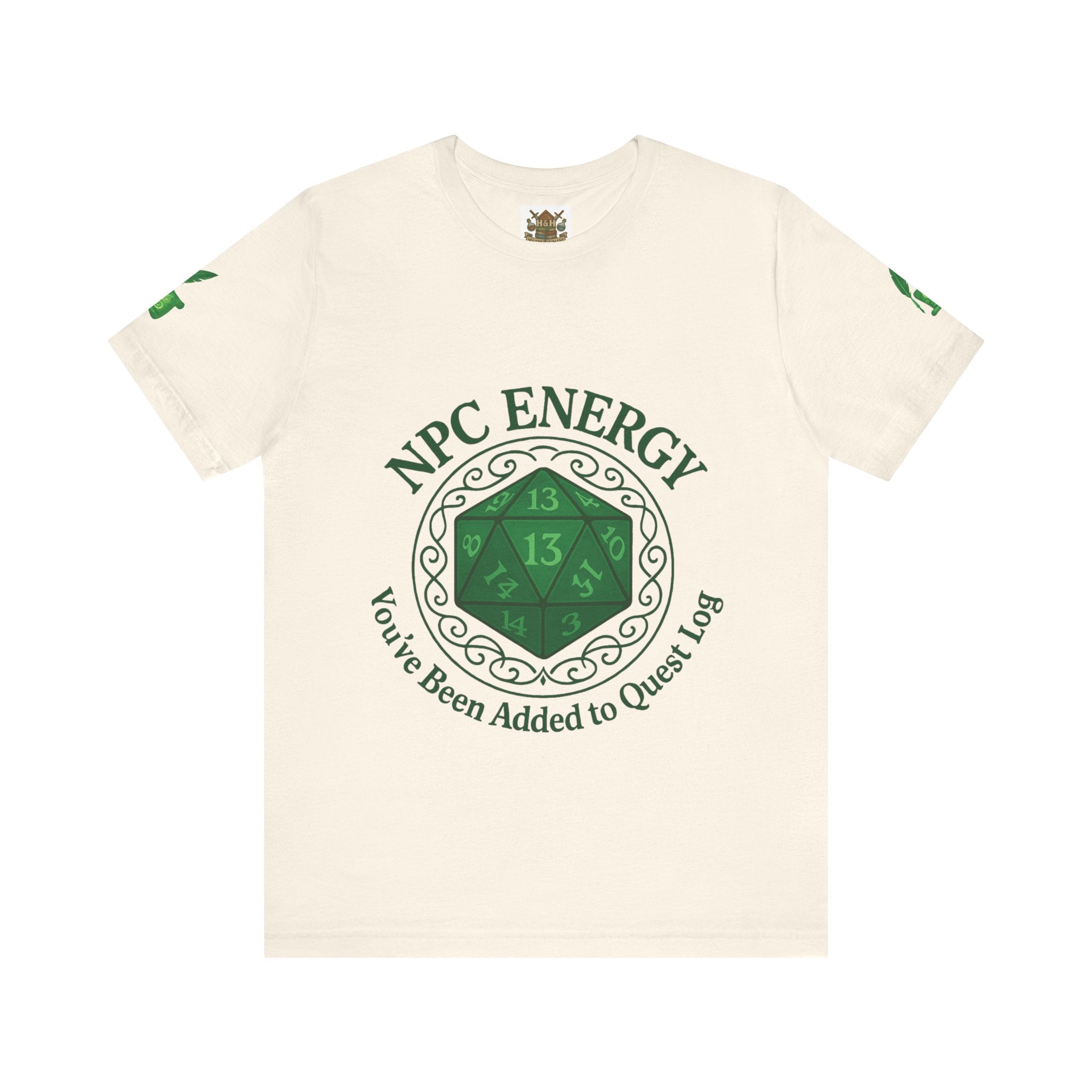 Funny Gamer Shirt – ‘You’ve Been Added to My Quest Log’ NPC Energy Tee for RPG Fans