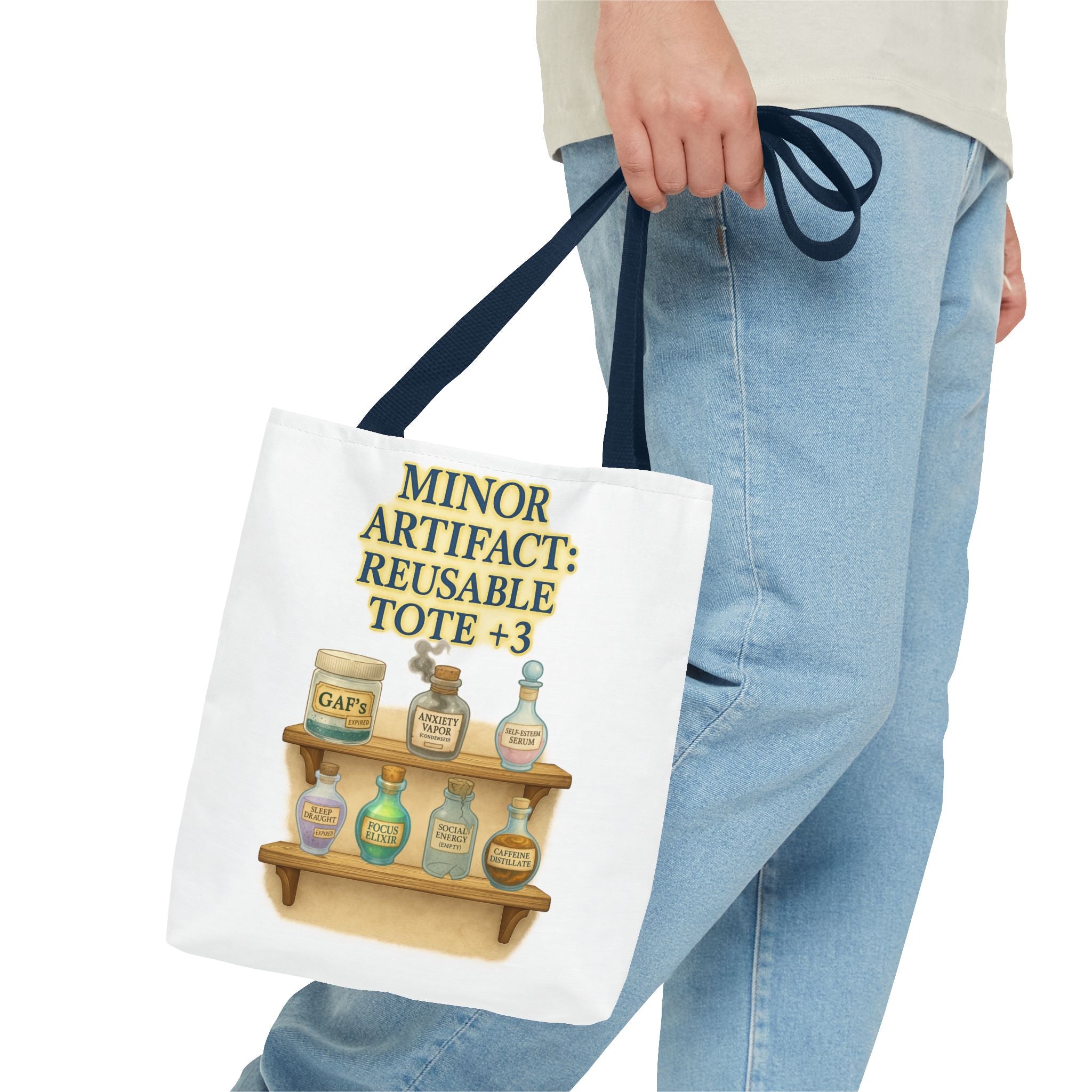 Eco-Friendly RPG Bag – ‘Minor Artifact: Alchemist’s Pantry’ Reusable Tote for Gamers