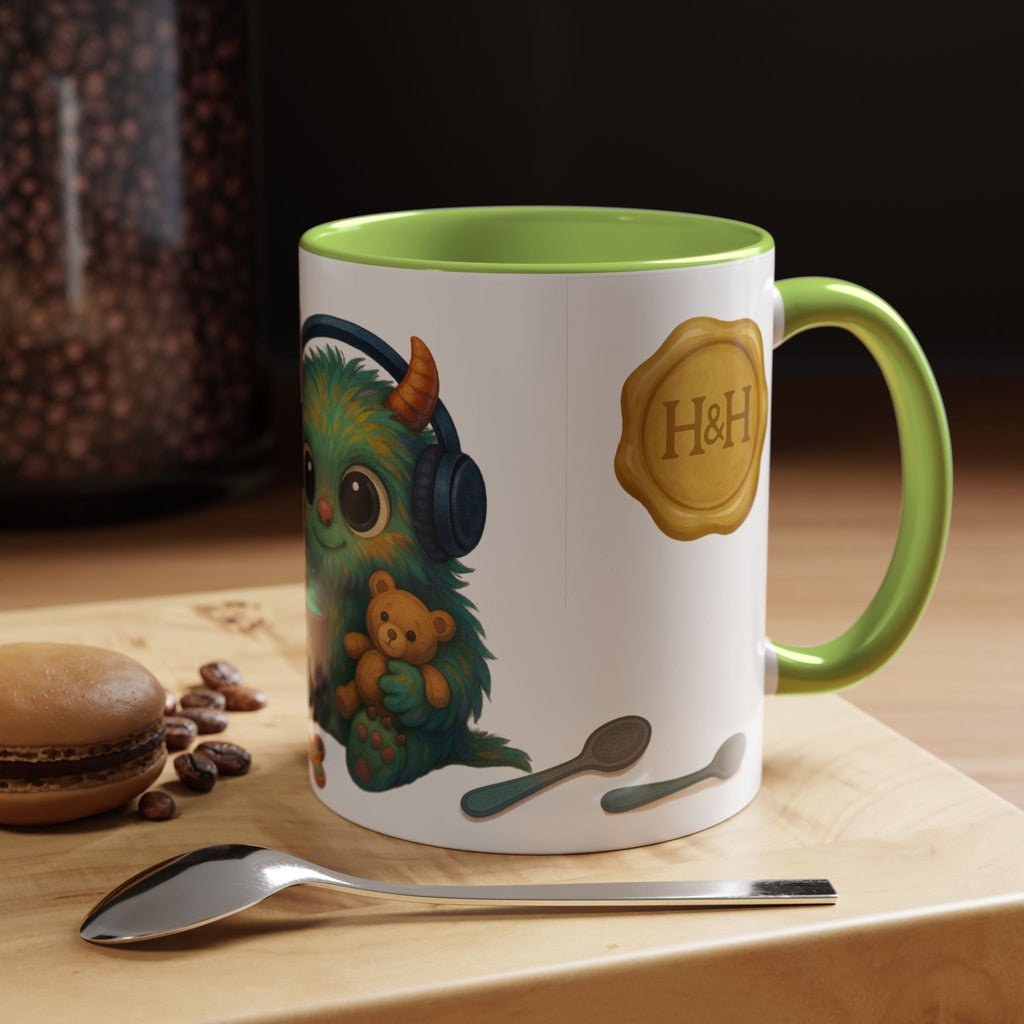 Neurodivergent Mug – 'Potion of Masking' Coffee Cup with Cute Autism Monster Art