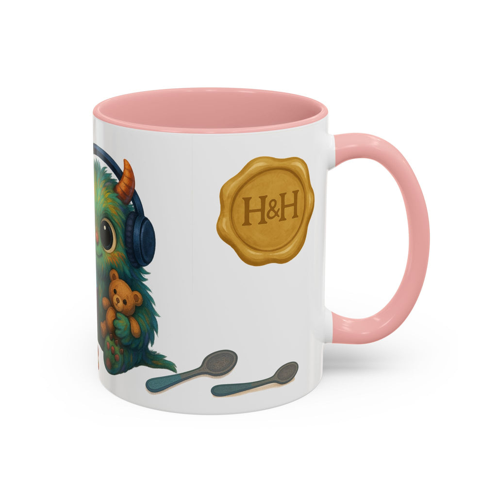 Neurodivergent Mug – 'Potion of Masking' Coffee Cup with Cute Autism Monster Art