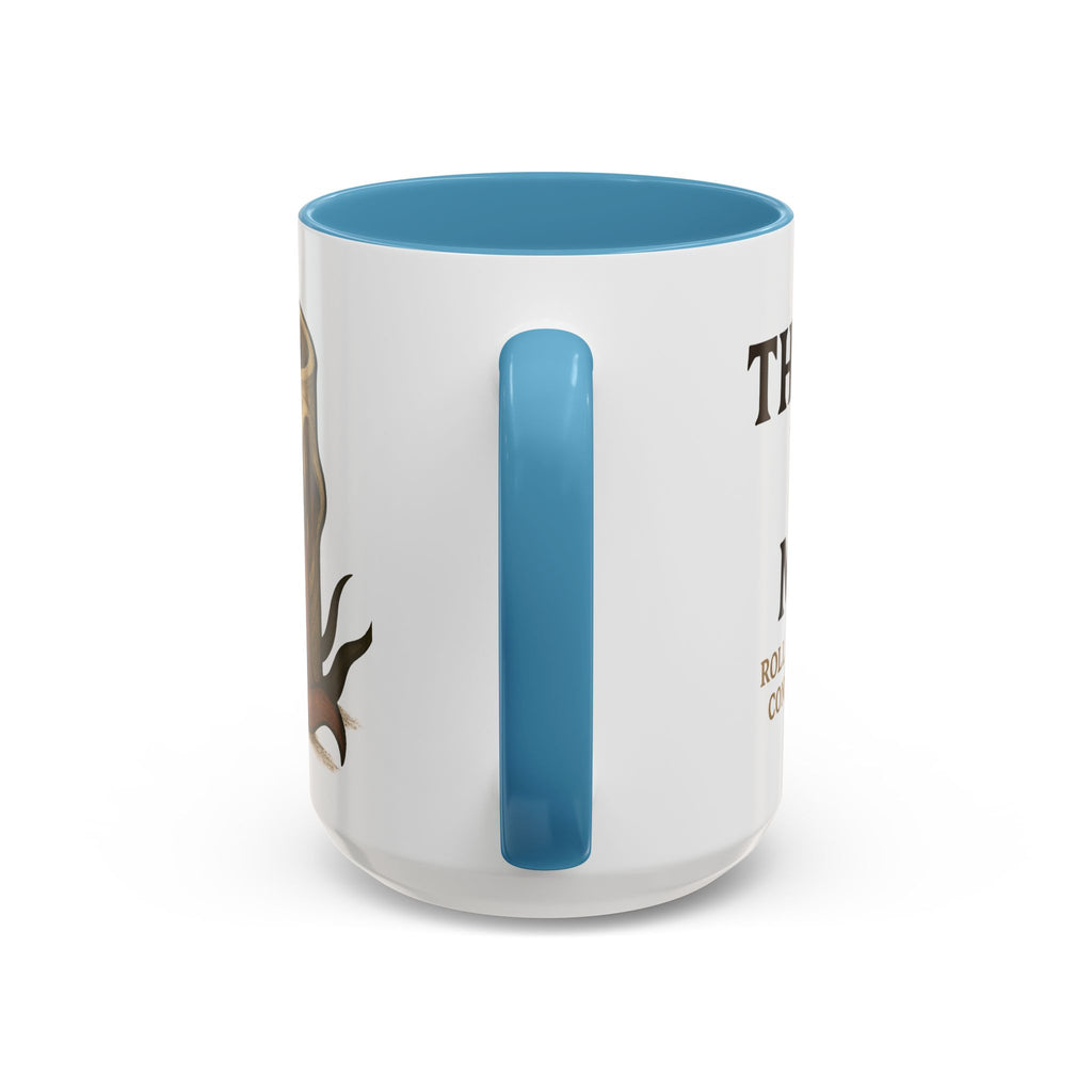 Funny RPG Mug – ‘This Mug Is a Mimic’ Coffee Cup for D&D Fans & Dungeon Crawlers