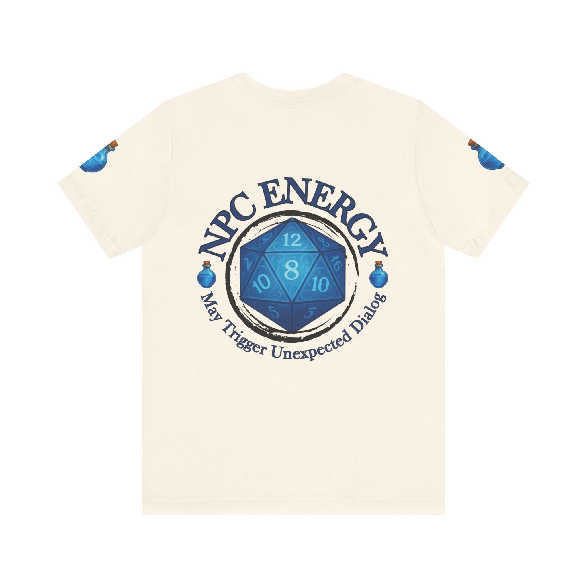 Funny Gamer Shirt – NPC Energy Tee with ‘May Trigger Unexpected Dialogue’ Quote