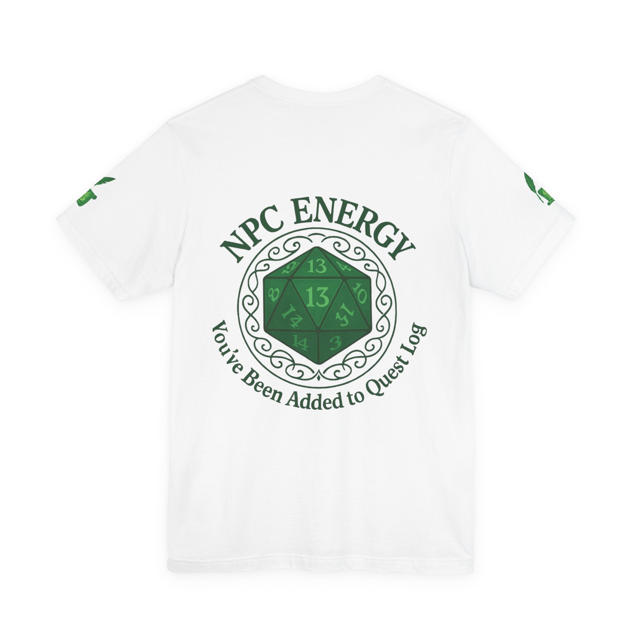 Funny Gamer Shirt – ‘You’ve Been Added to My Quest Log’ NPC Energy Tee for RPG Fans