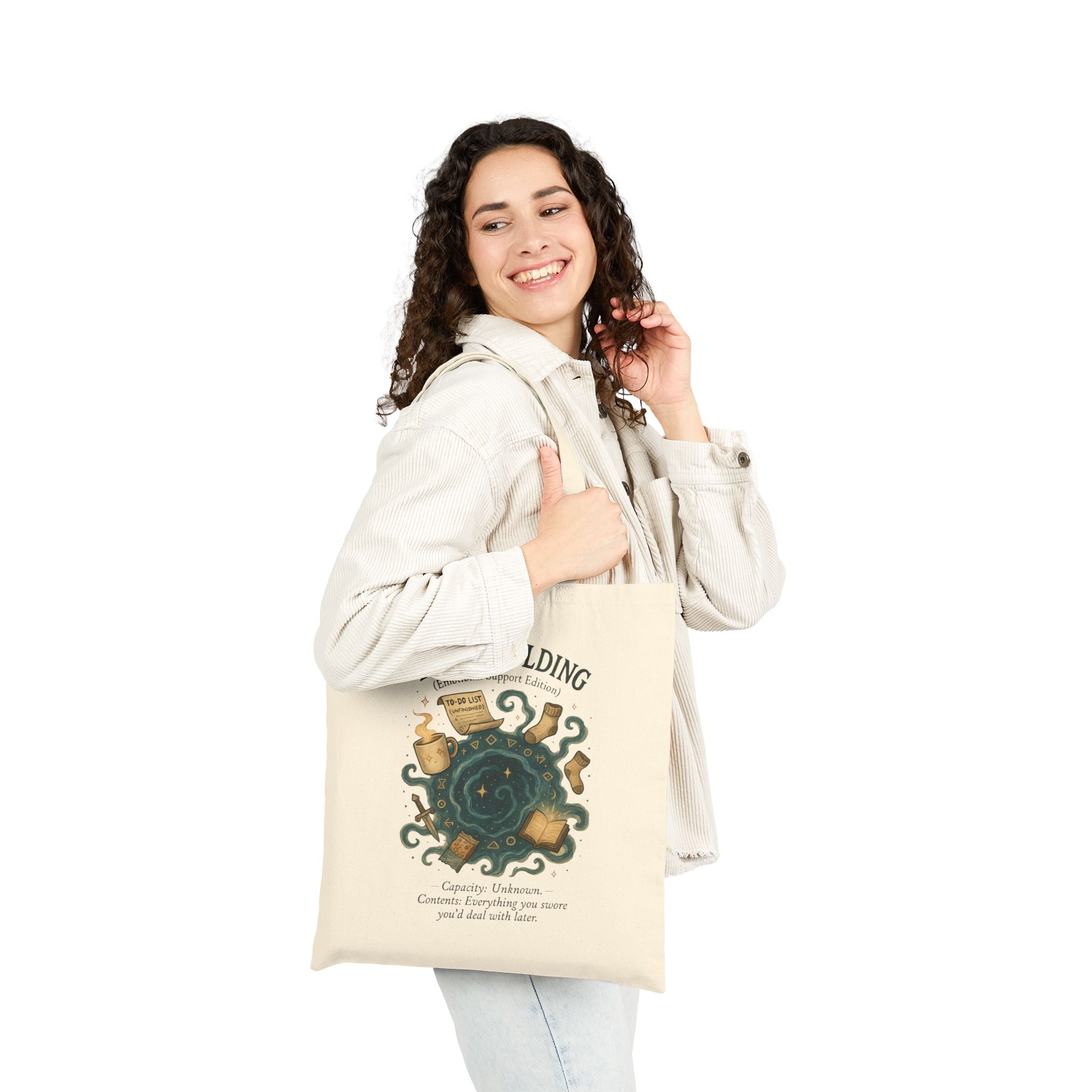 Bag of Holding (Emotional Support Edition) – Houses & Humans,  Cotton Canvas Tote