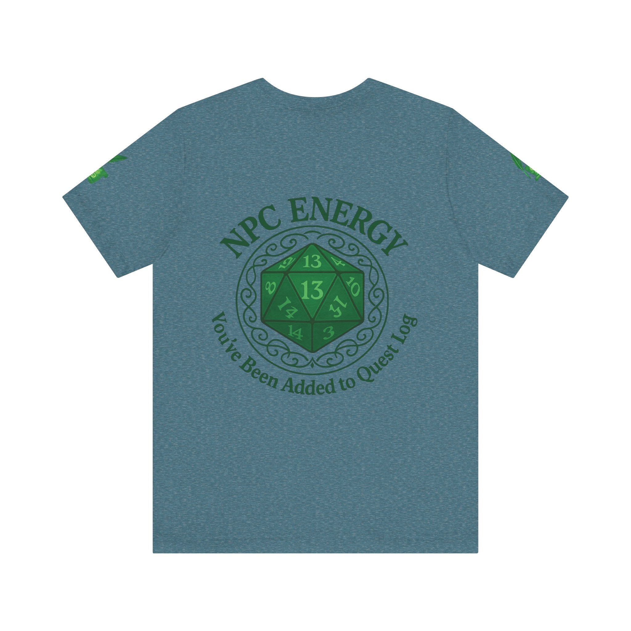Funny Gamer Shirt – ‘You’ve Been Added to My Quest Log’ NPC Energy Tee for RPG Fans