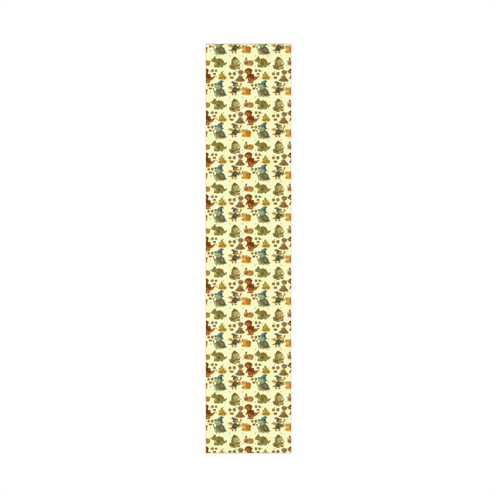 Dinosaur Gift Wrap Papers, Adventurous Holiday Gift RPG wrapping paper