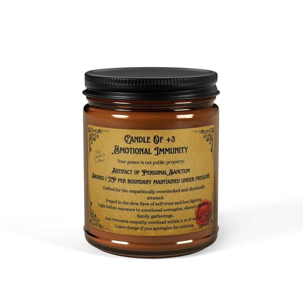 RPG Candle – ‘+3 Emotional Immunity’ Scented Soy Candle by Houses & Humans