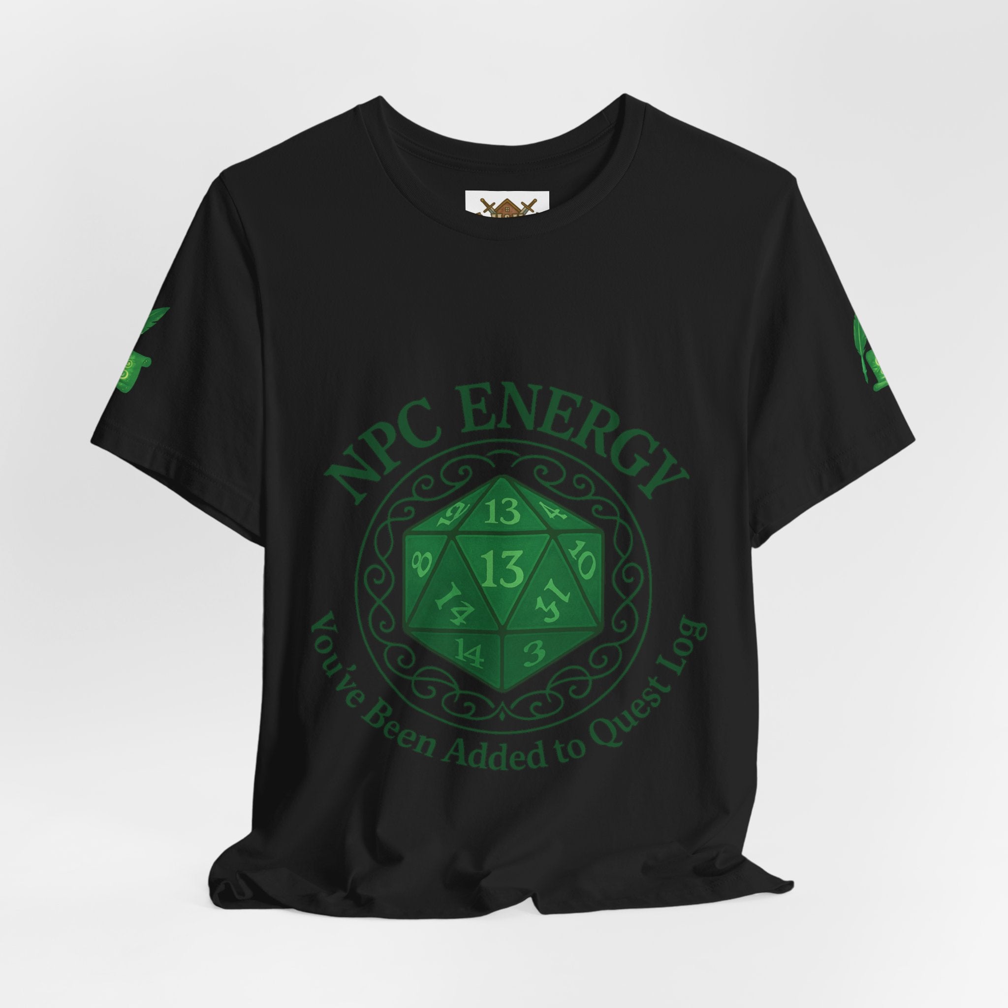 Funny Gamer Shirt – ‘You’ve Been Added to My Quest Log’ NPC Energy Tee for RPG Fans
