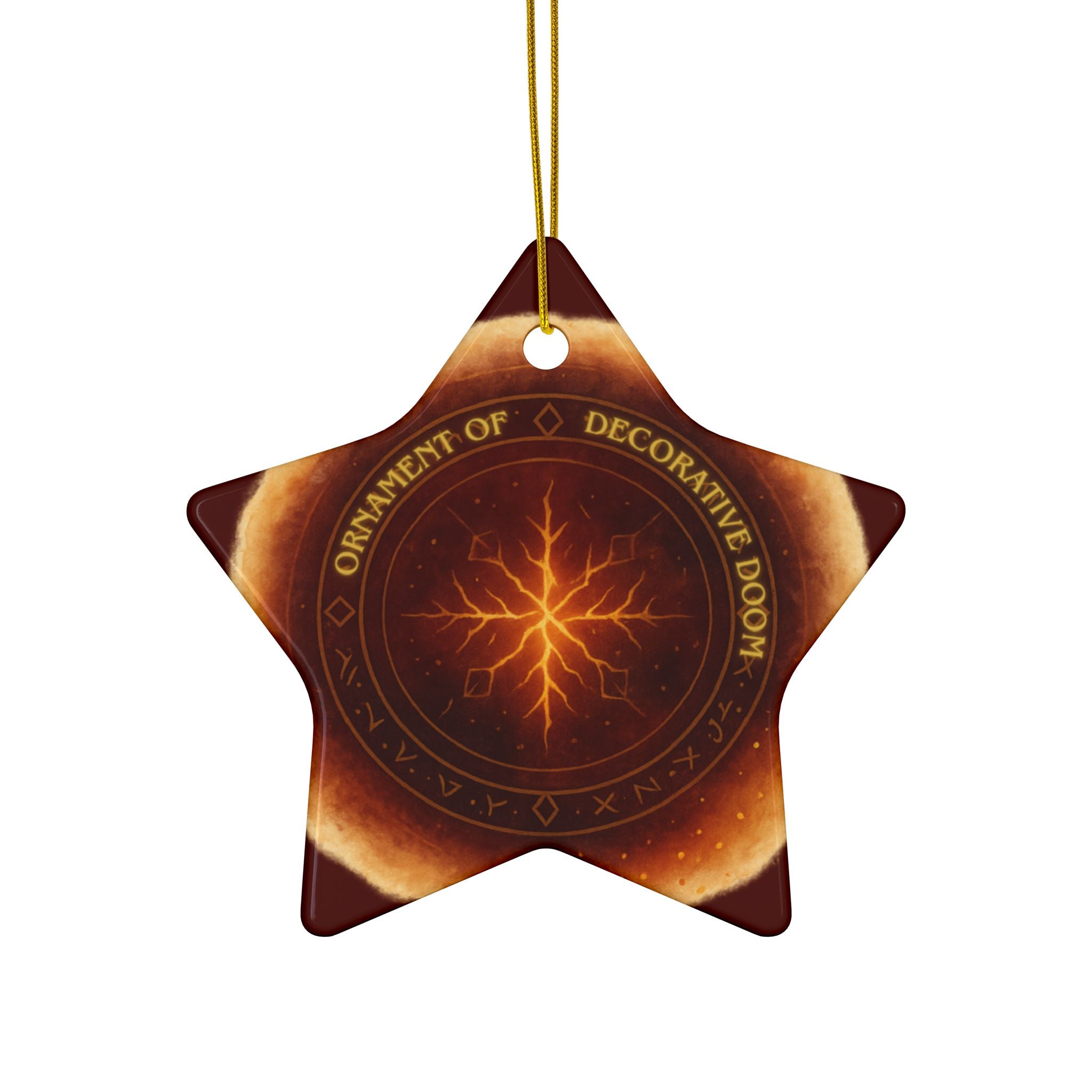 Ornament of Doom – RPG Holiday Tree Decor for Fantasy & DnD Fans