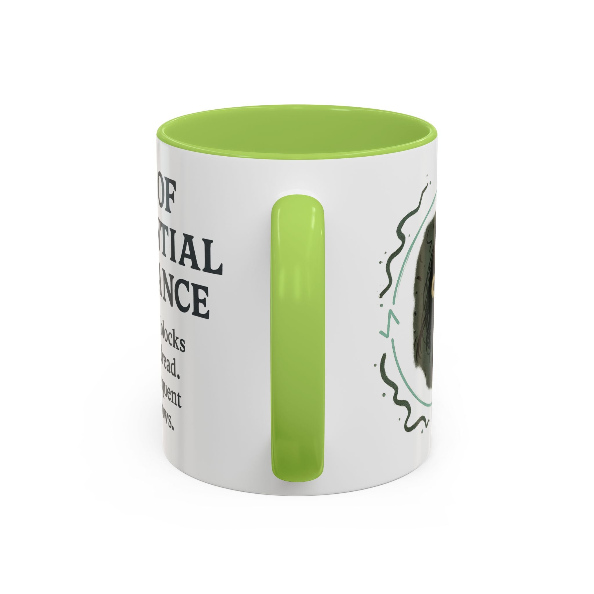 Mug of Existential Resistance – Funny Anxiety Relief Coffee Mug (RPG Edition)
