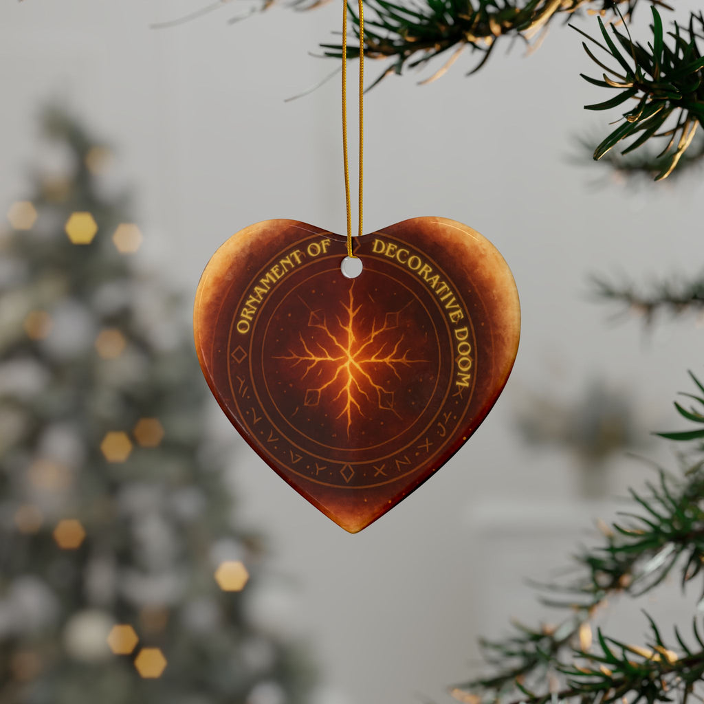 Ornament of Doom – RPG Holiday Tree Decor for Fantasy & DnD Fans