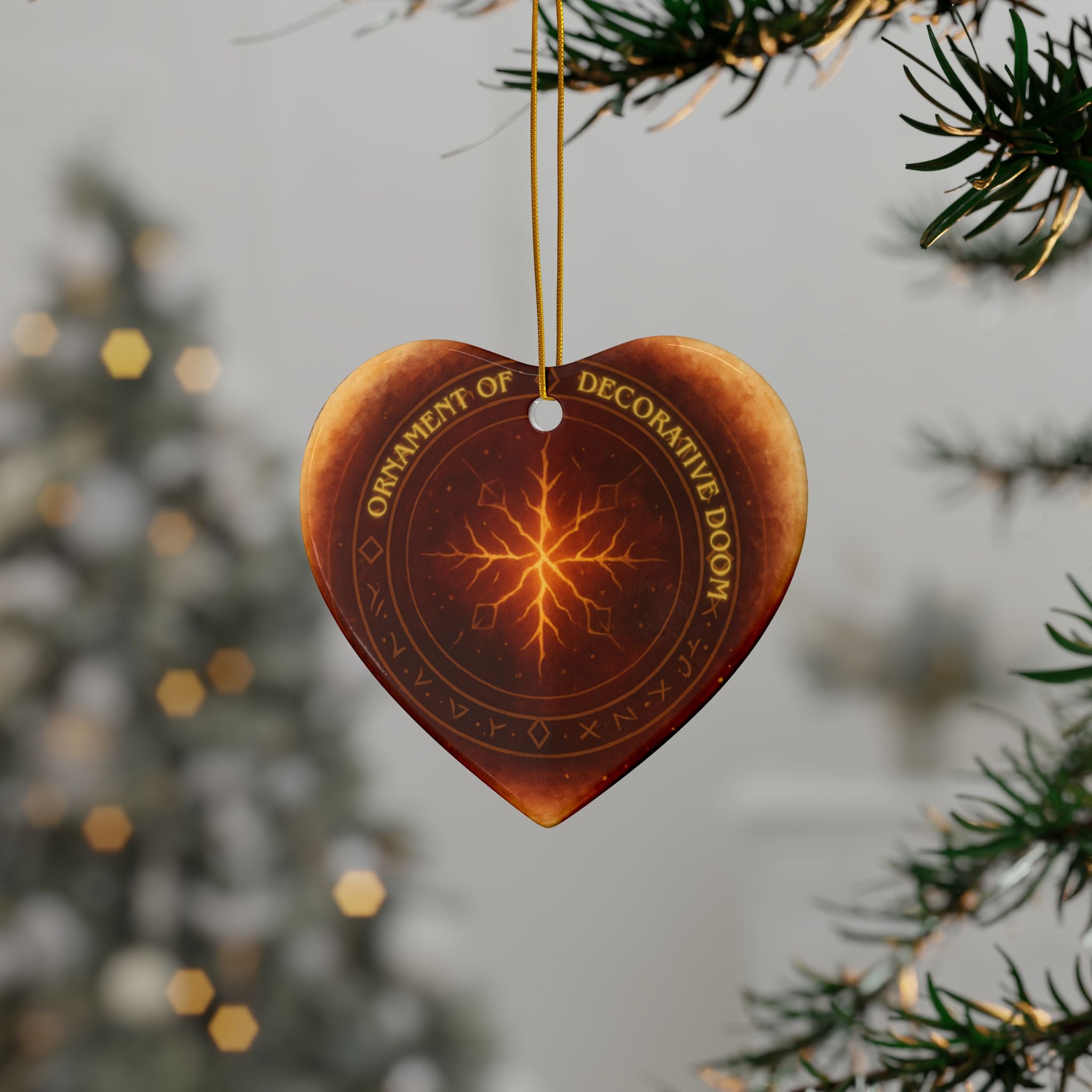 Ornament of Doom – RPG Holiday Tree Decor for Fantasy & DnD Fans