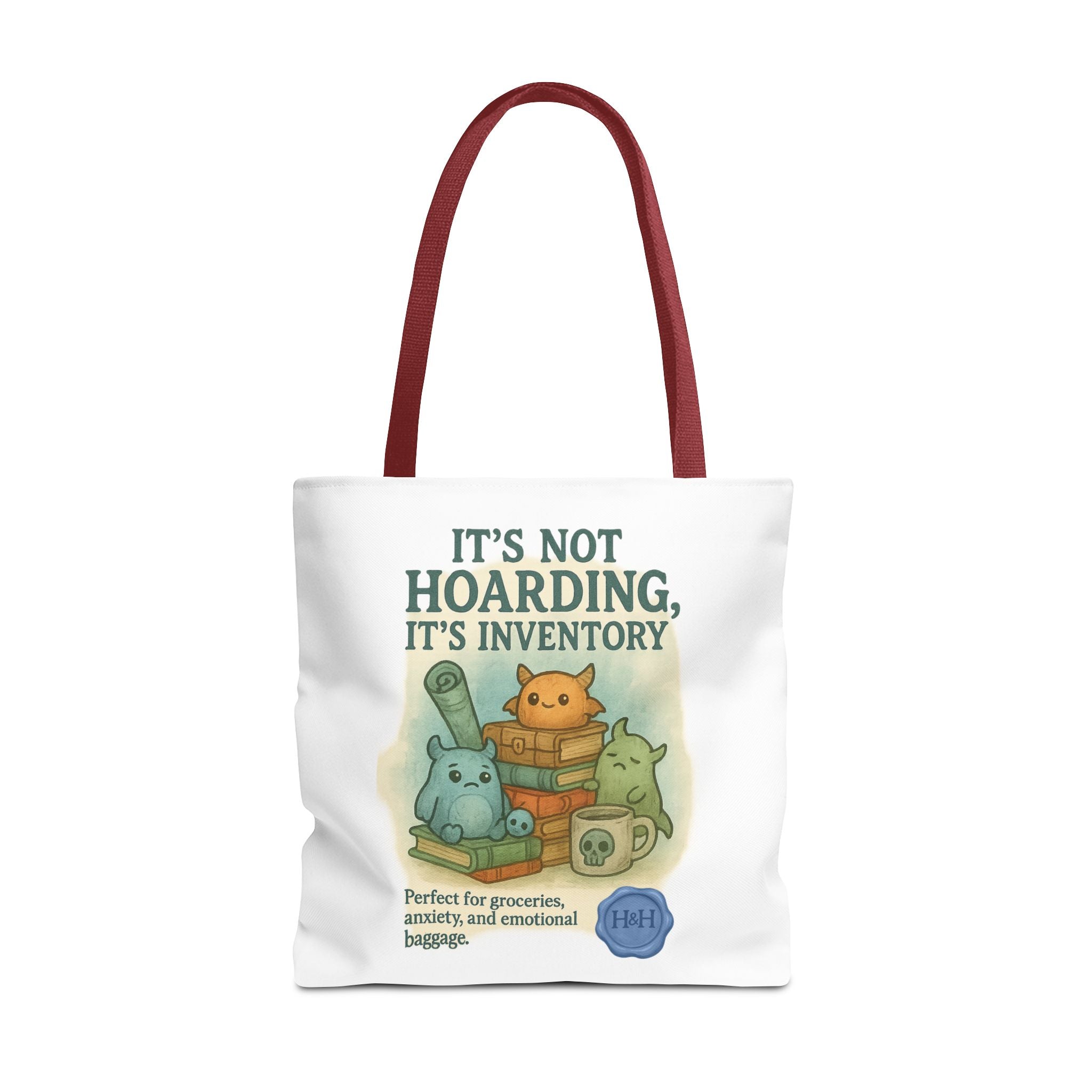 RPG Tote Bag – ‘It’s Not Hoarding, It’s Inventory’ Eco-Friendly Houses & Humans Tote
