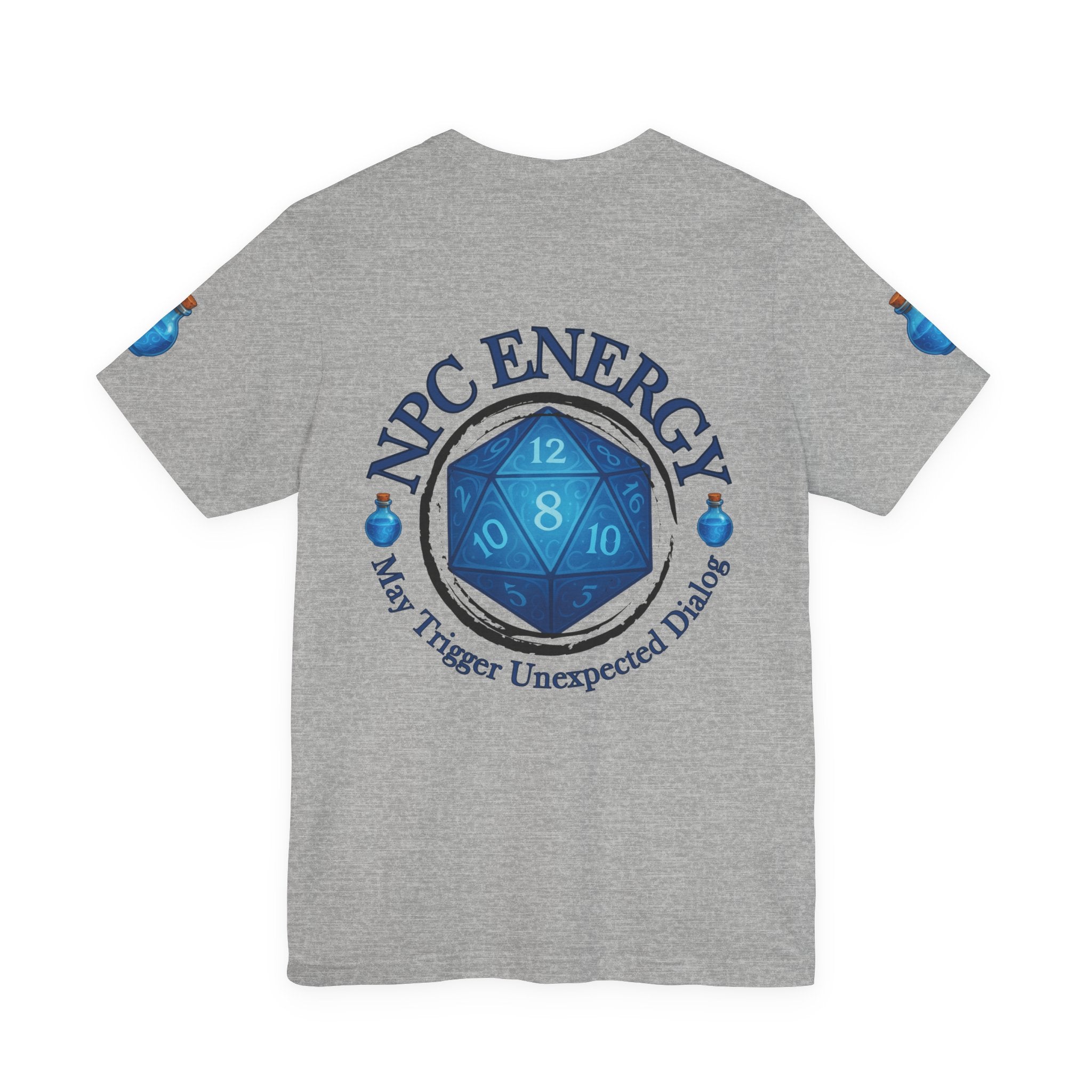 Funny Gamer Shirt – NPC Energy Tee with ‘May Trigger Unexpected Dialogue’ Quote