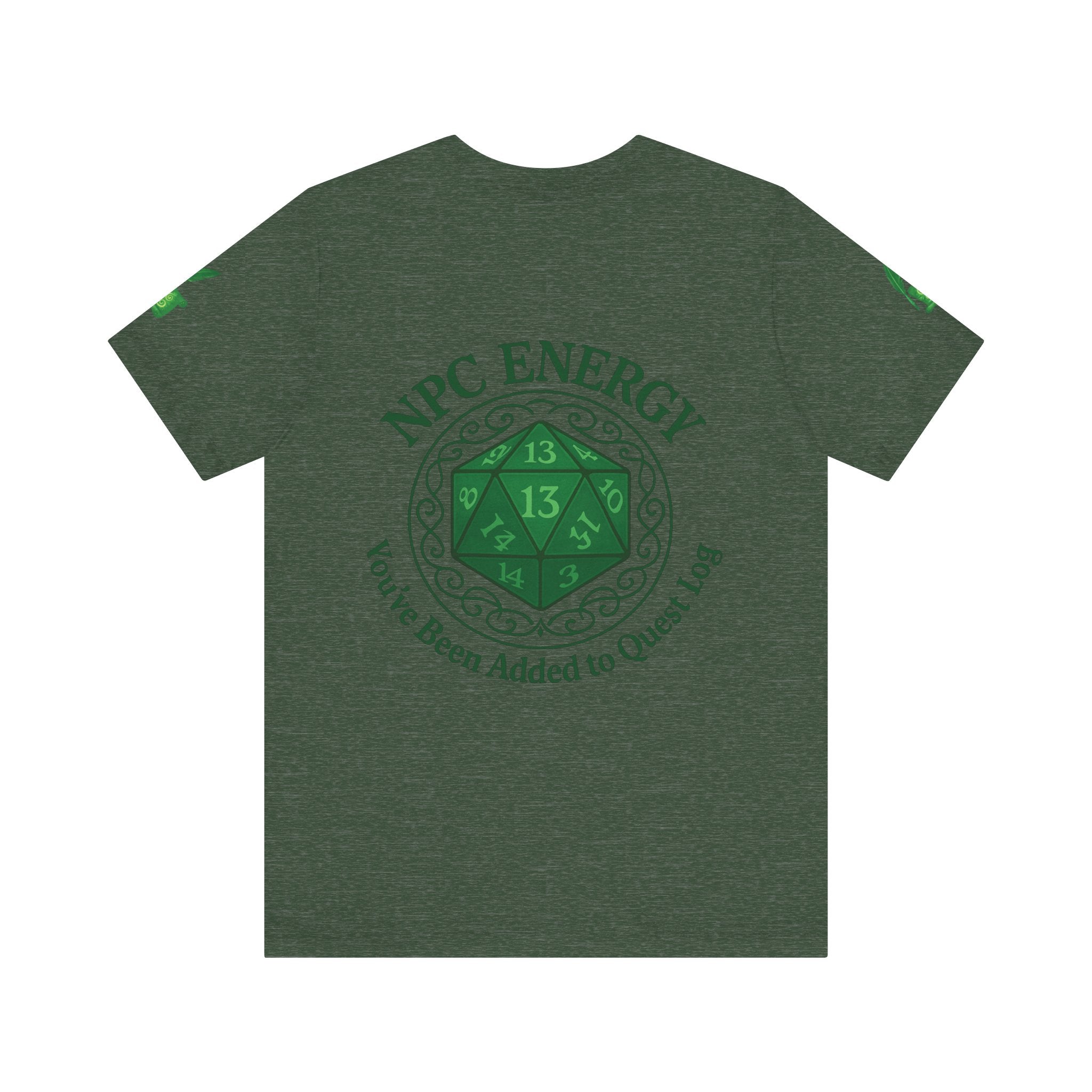 Funny Gamer Shirt – ‘You’ve Been Added to My Quest Log’ NPC Energy Tee for RPG Fans