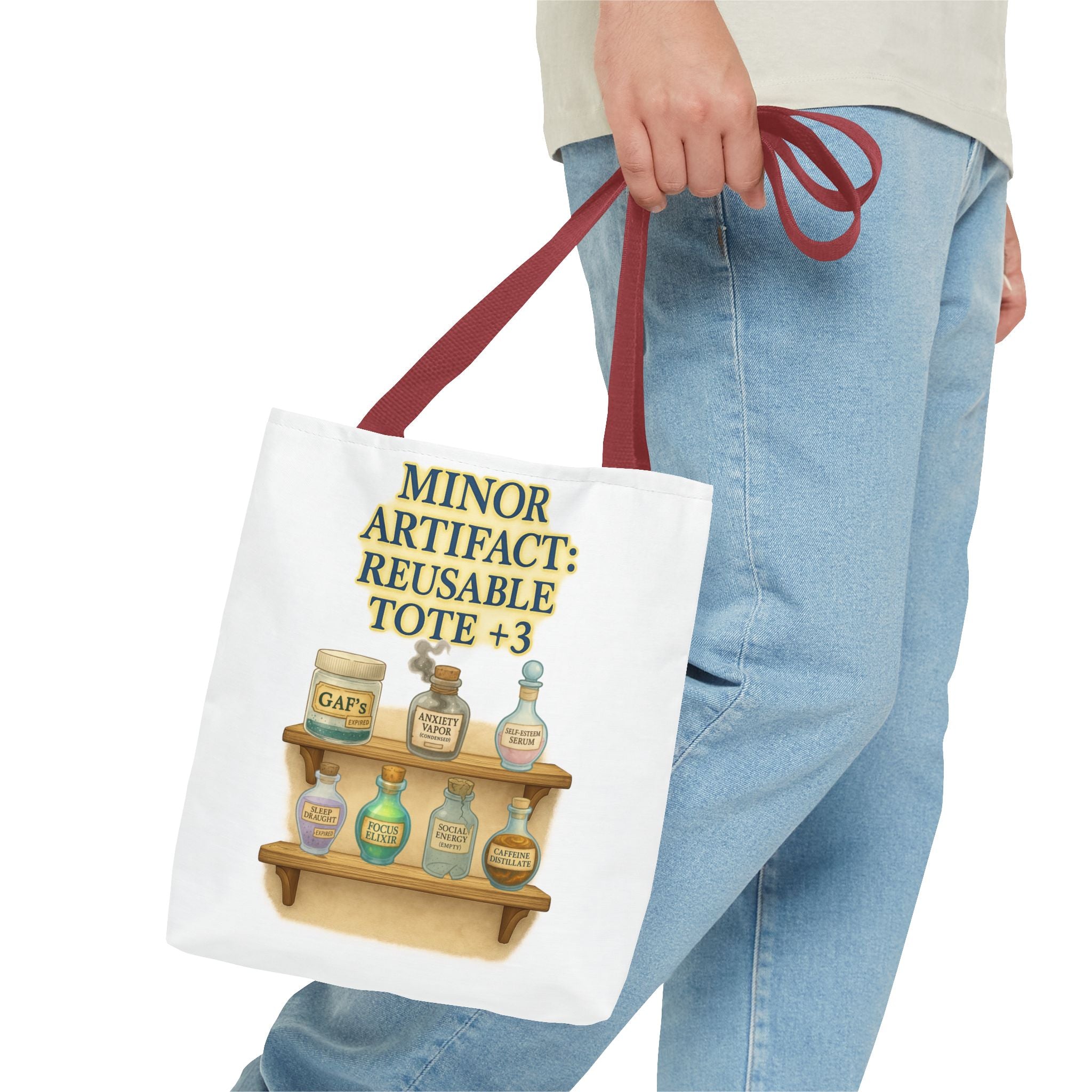 Eco-Friendly RPG Bag – ‘Minor Artifact: Alchemist’s Pantry’ Reusable Tote for Gamers