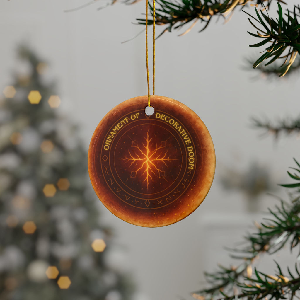 Ornament of Doom – RPG Holiday Tree Decor for Fantasy & DnD Fans