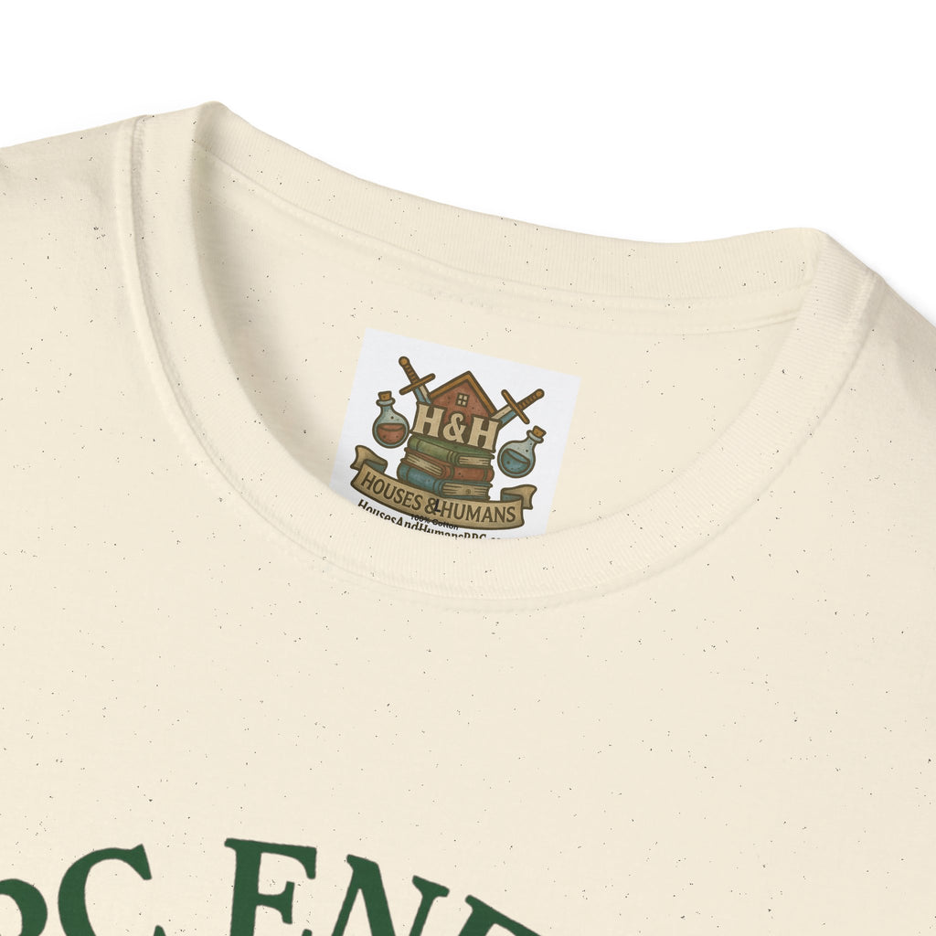 NPC Energy T-Shirt – D&D Gamer Tee: 'You've Been Added to Quest Log' (D20 Shirt)