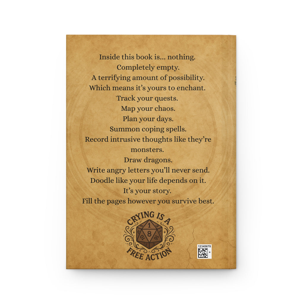 Journal — "Adulting Is a Side Quest" RPG Humor Hardcover