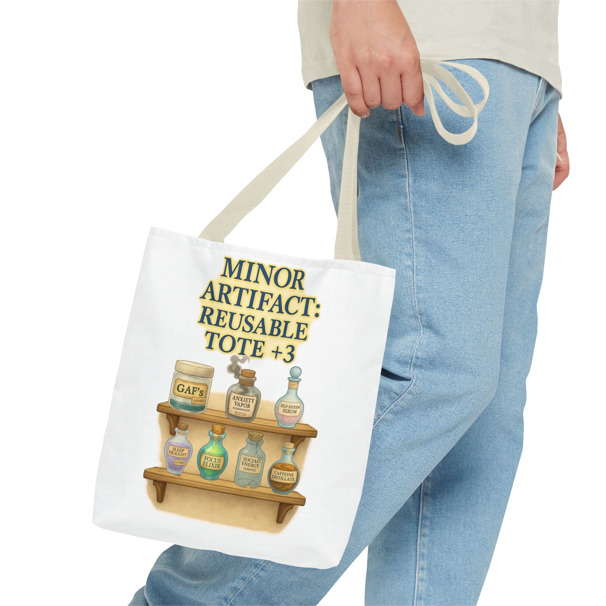 Eco-Friendly RPG Bag – ‘Minor Artifact: Alchemist’s Pantry’ Reusable Tote for Gamers