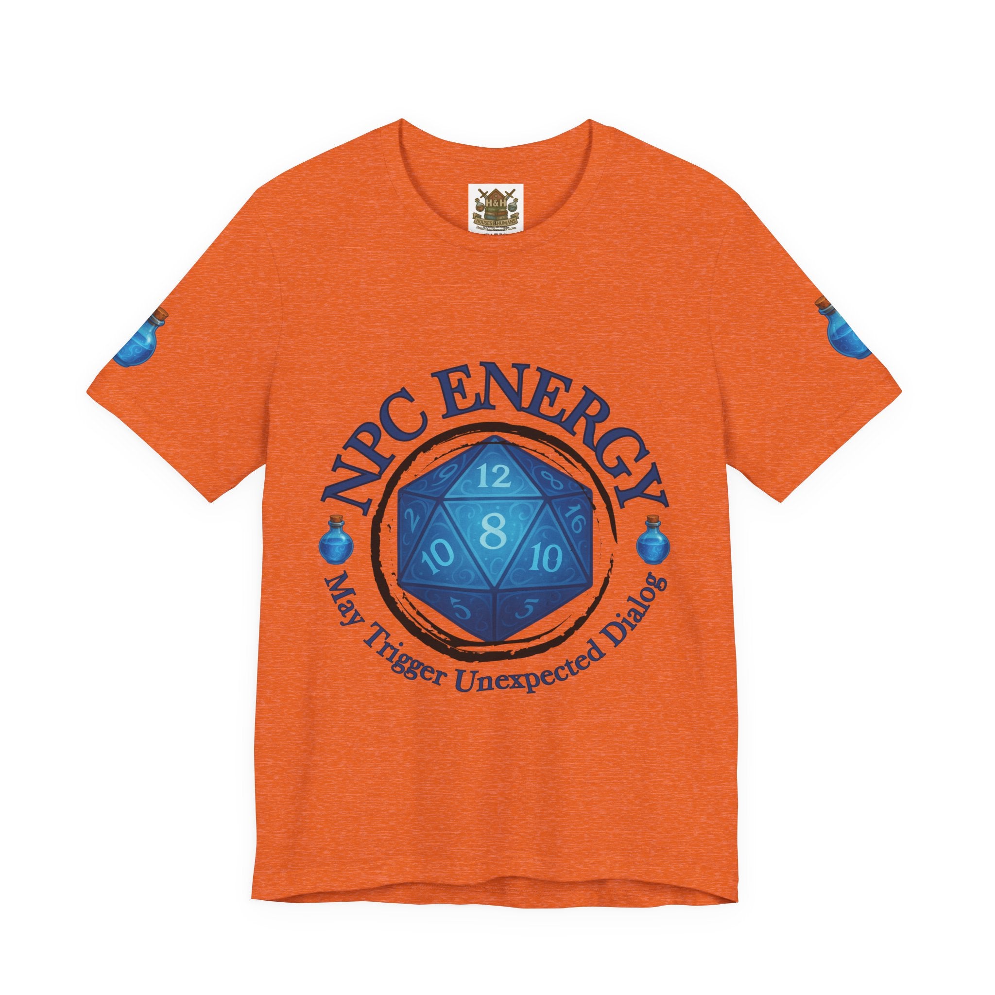 Funny Gamer Shirt – NPC Energy Tee with ‘May Trigger Unexpected Dialogue’ Quote