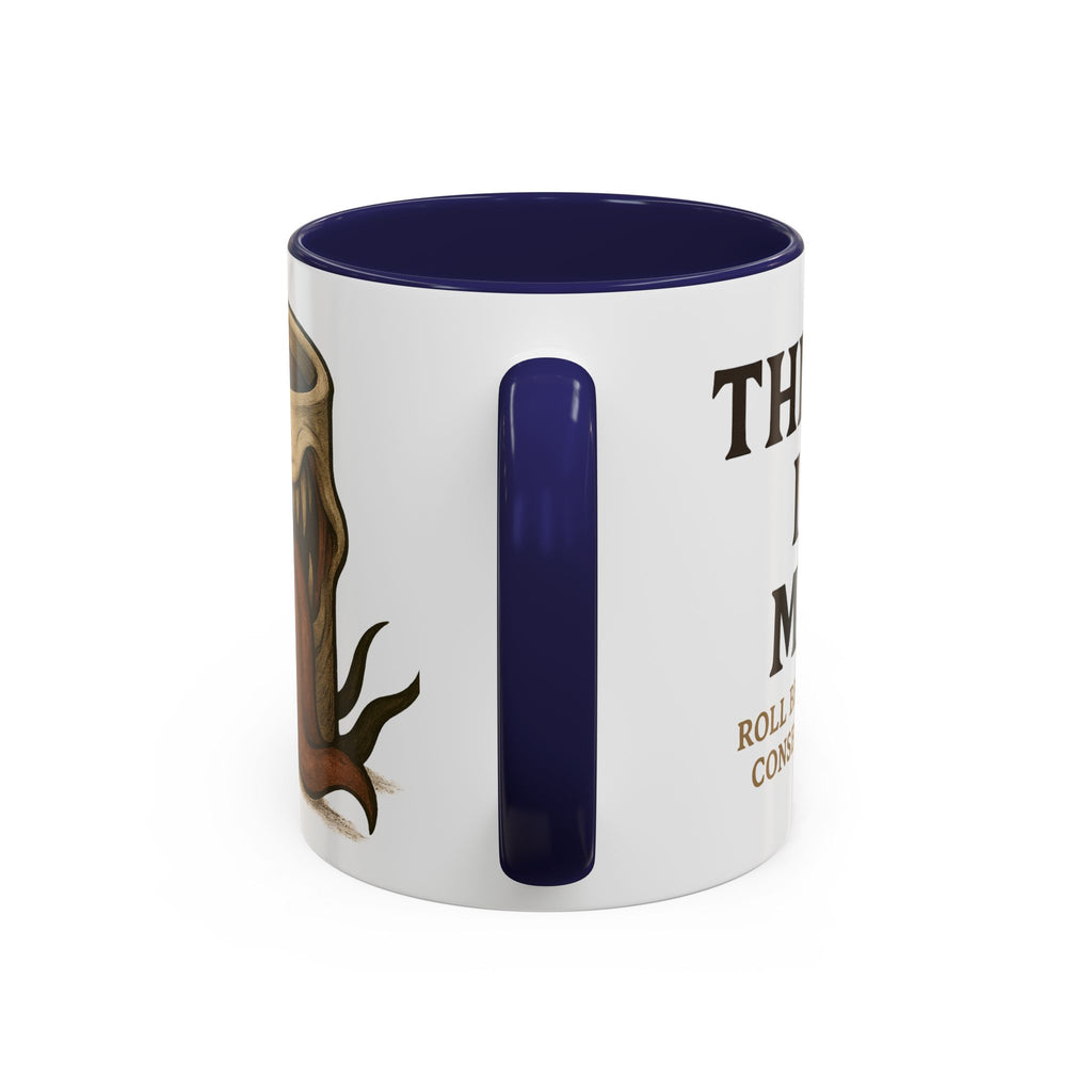 Funny RPG Mug – ‘This Mug Is a Mimic’ Coffee Cup for D&D Fans & Dungeon Crawlers