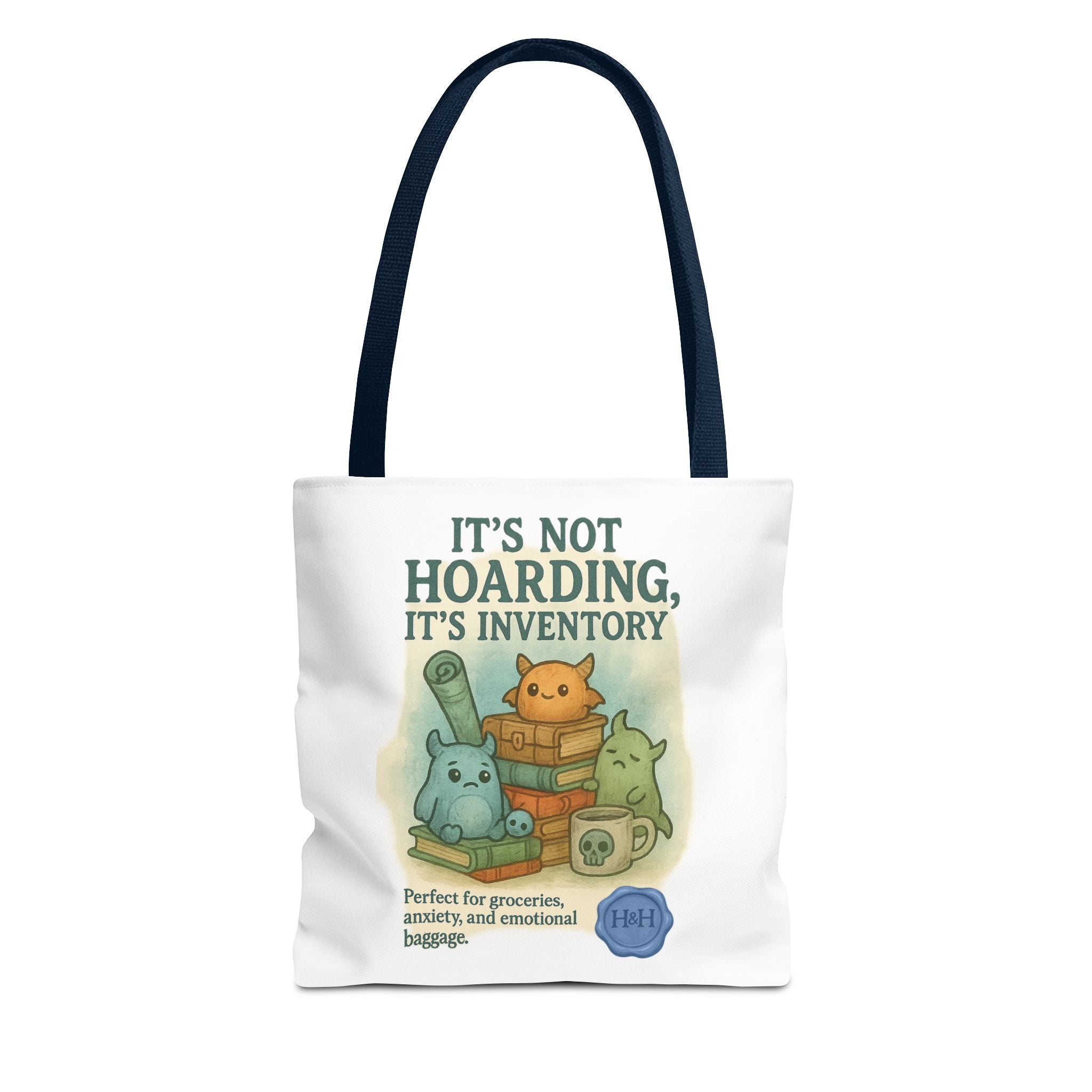 RPG Tote Bag – ‘It’s Not Hoarding, It’s Inventory’ Eco-Friendly Houses & Humans Tote