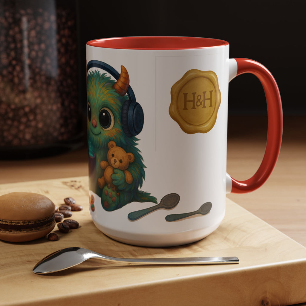 Neurodivergent Mug – 'Potion of Masking' Coffee Cup with Cute Autism Monster Art