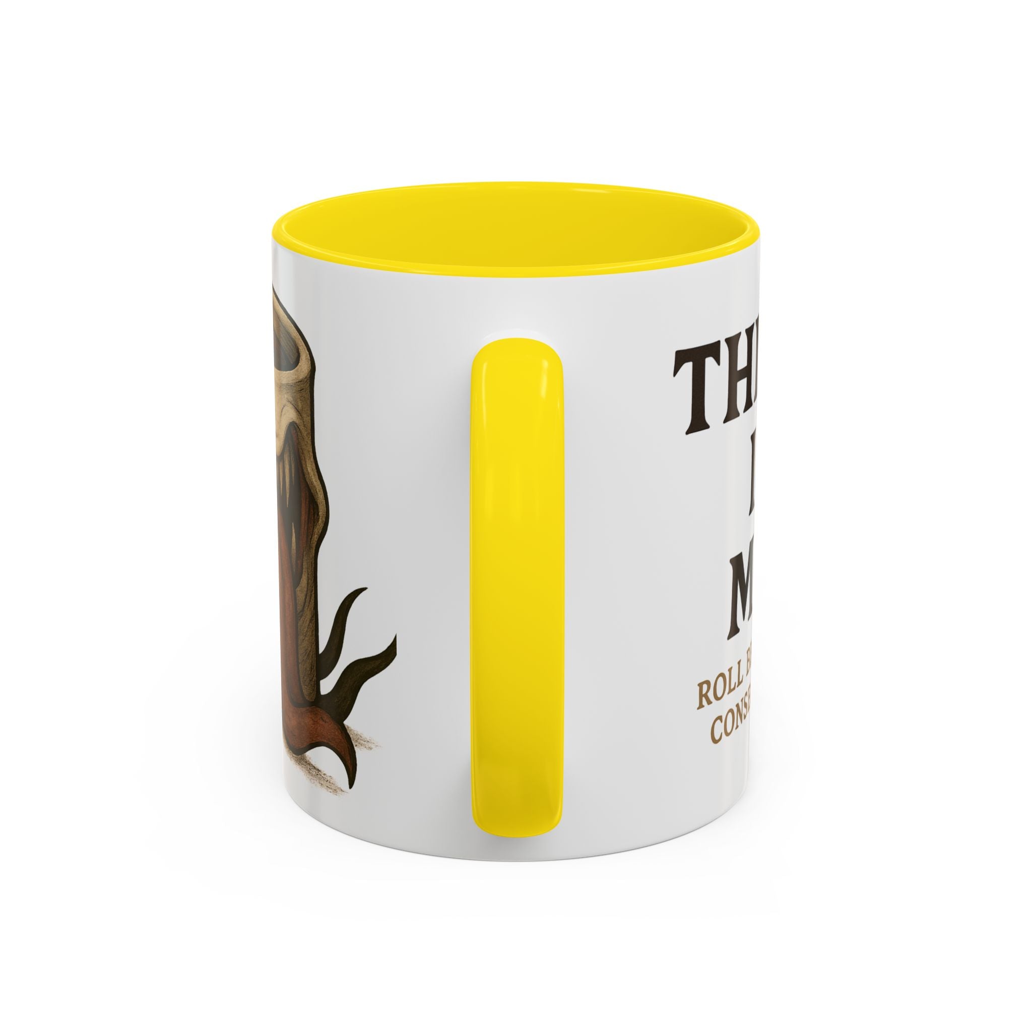 Funny RPG Mug – ‘This Mug Is a Mimic’ Coffee Cup for D&D Fans & Dungeon Crawlers