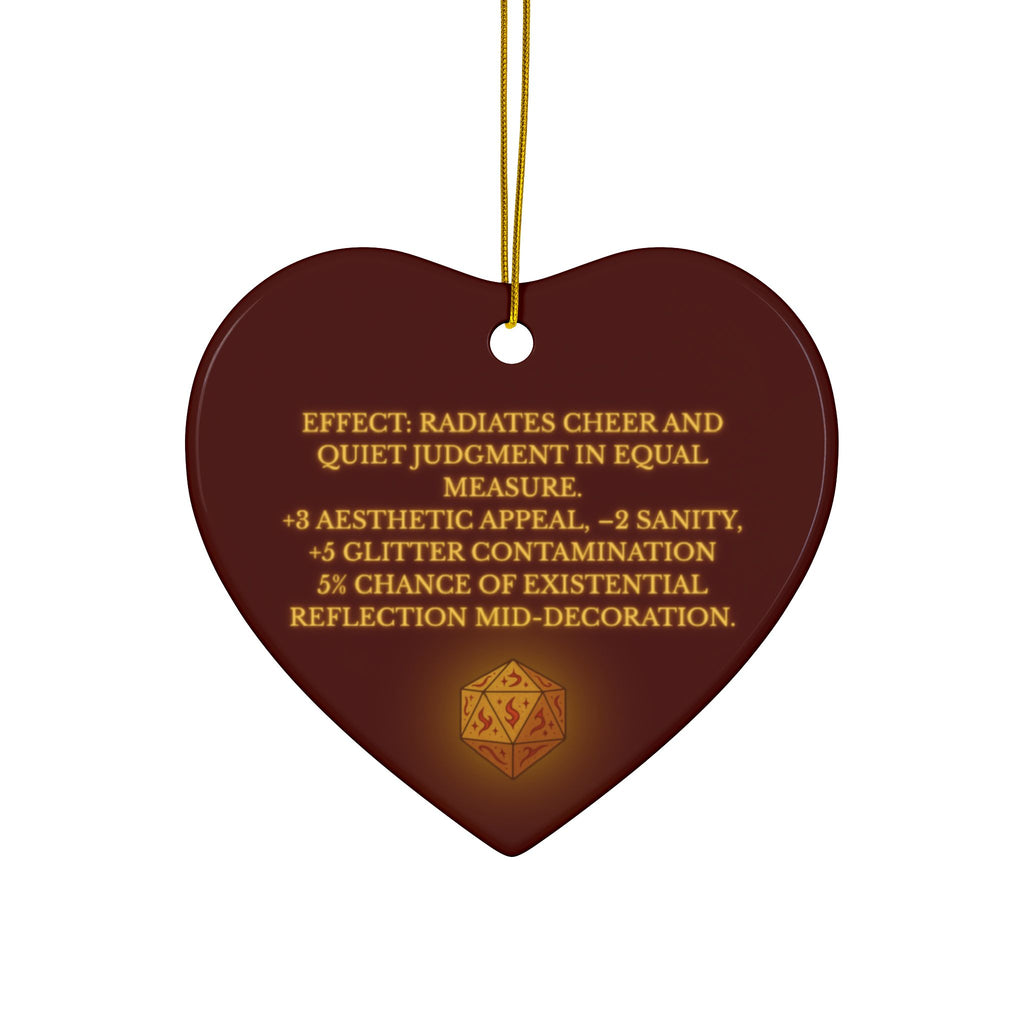 Ornament of Doom – RPG Holiday Tree Decor for Fantasy & DnD Fans