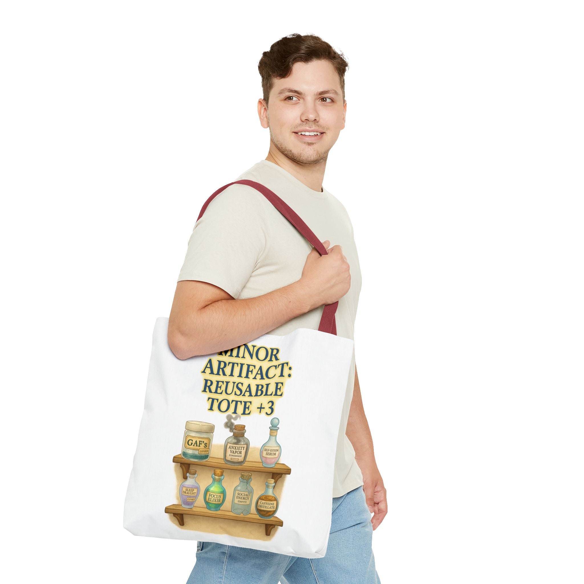 Eco-Friendly RPG Bag – ‘Minor Artifact: Alchemist’s Pantry’ Reusable Tote for Gamers