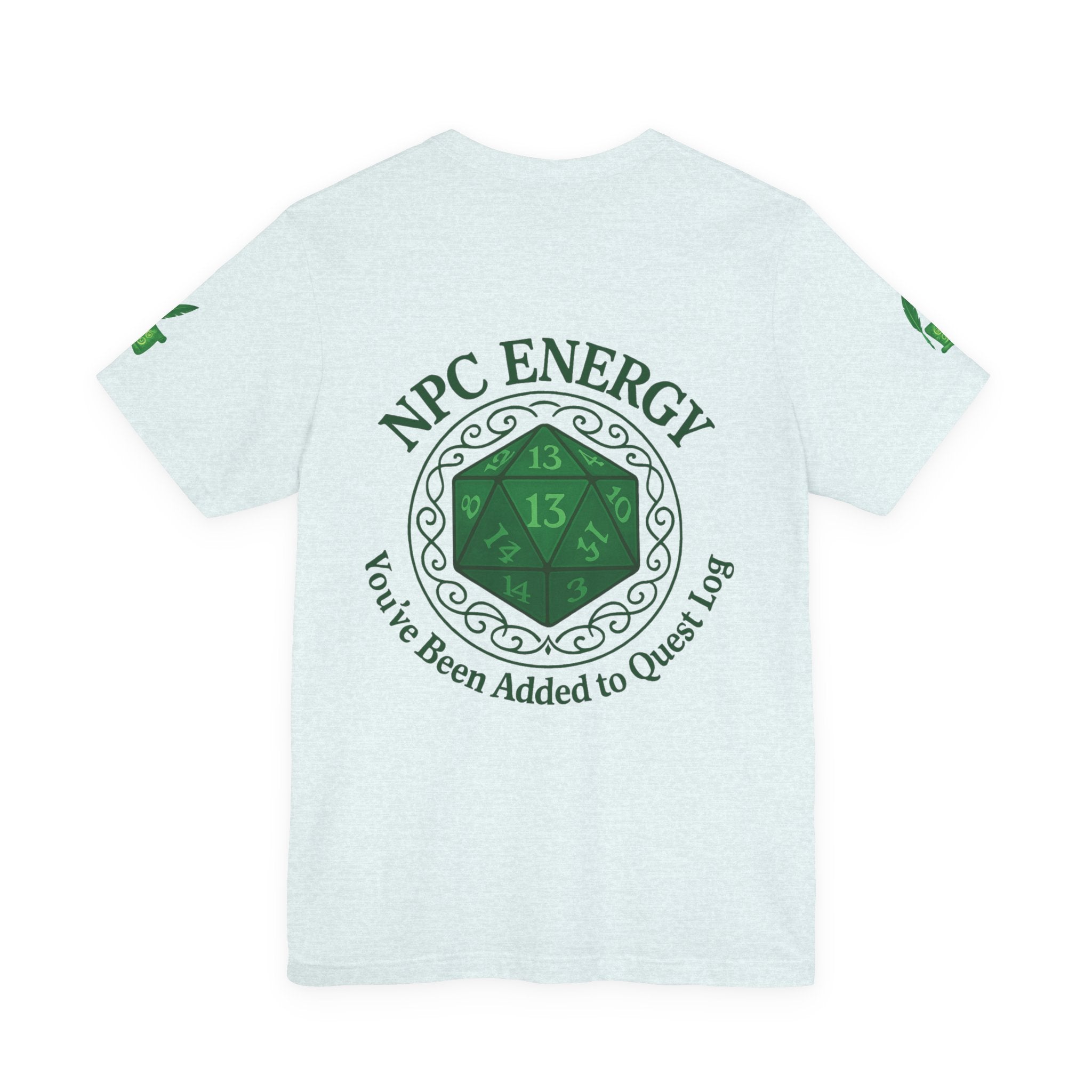 Funny Gamer Shirt – ‘You’ve Been Added to My Quest Log’ NPC Energy Tee for RPG Fans