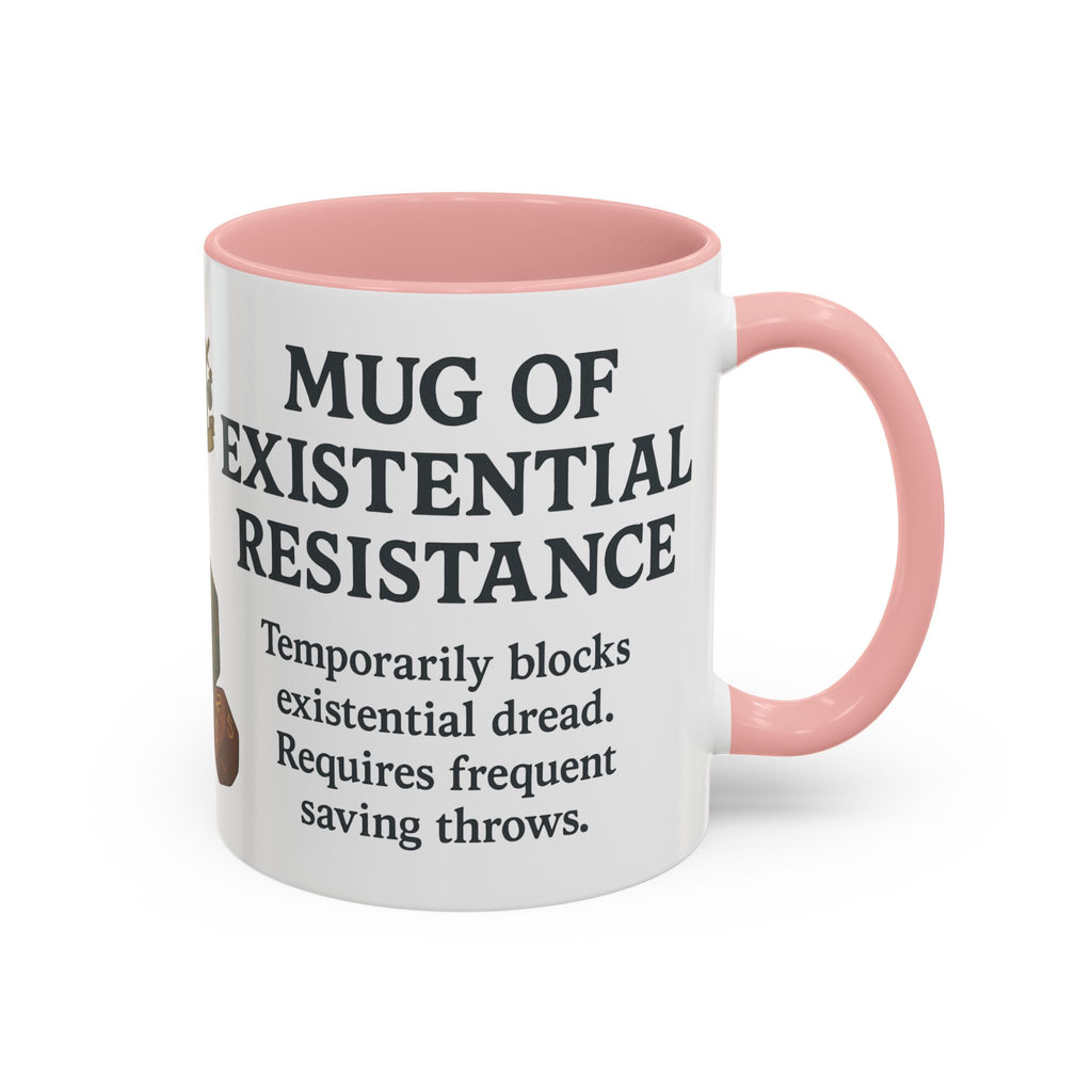 Mug of Existential Resistance – Funny Anxiety Relief Coffee Mug (RPG Edition)