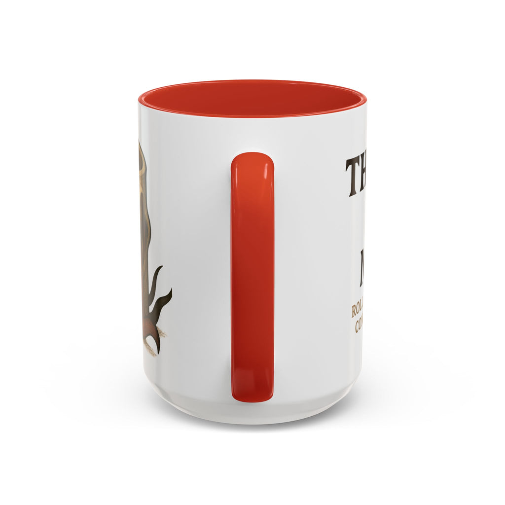 Funny RPG Mug – ‘This Mug Is a Mimic’ Coffee Cup for D&D Fans & Dungeon Crawlers