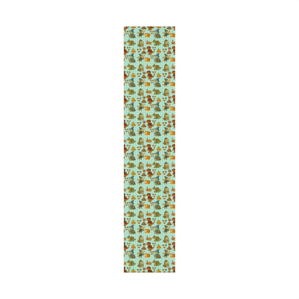 Dinosaur Gift Wrap Papers, Adventurous Holiday Gift RPG wrapping paper