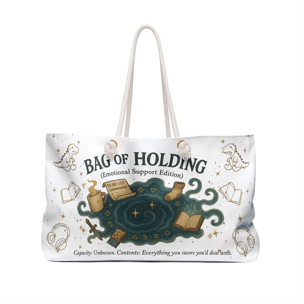 Bag of Holding – Emotional Support Duffle for Gamers & Travelers and Nerds