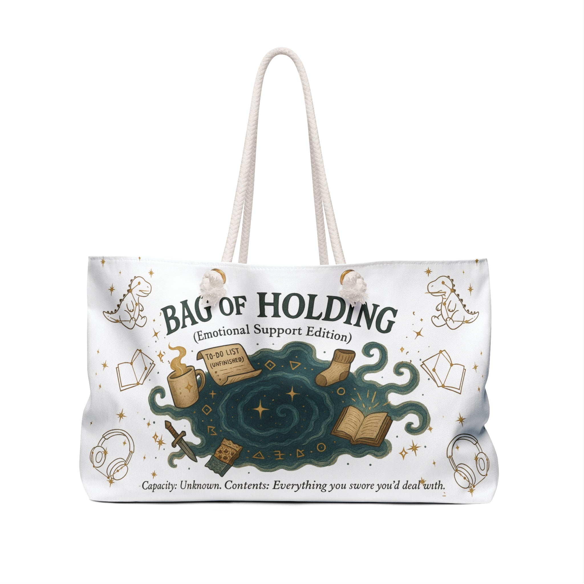 Bag of Holding – Emotional Support Duffle for Gamers & Travelers and Nerds