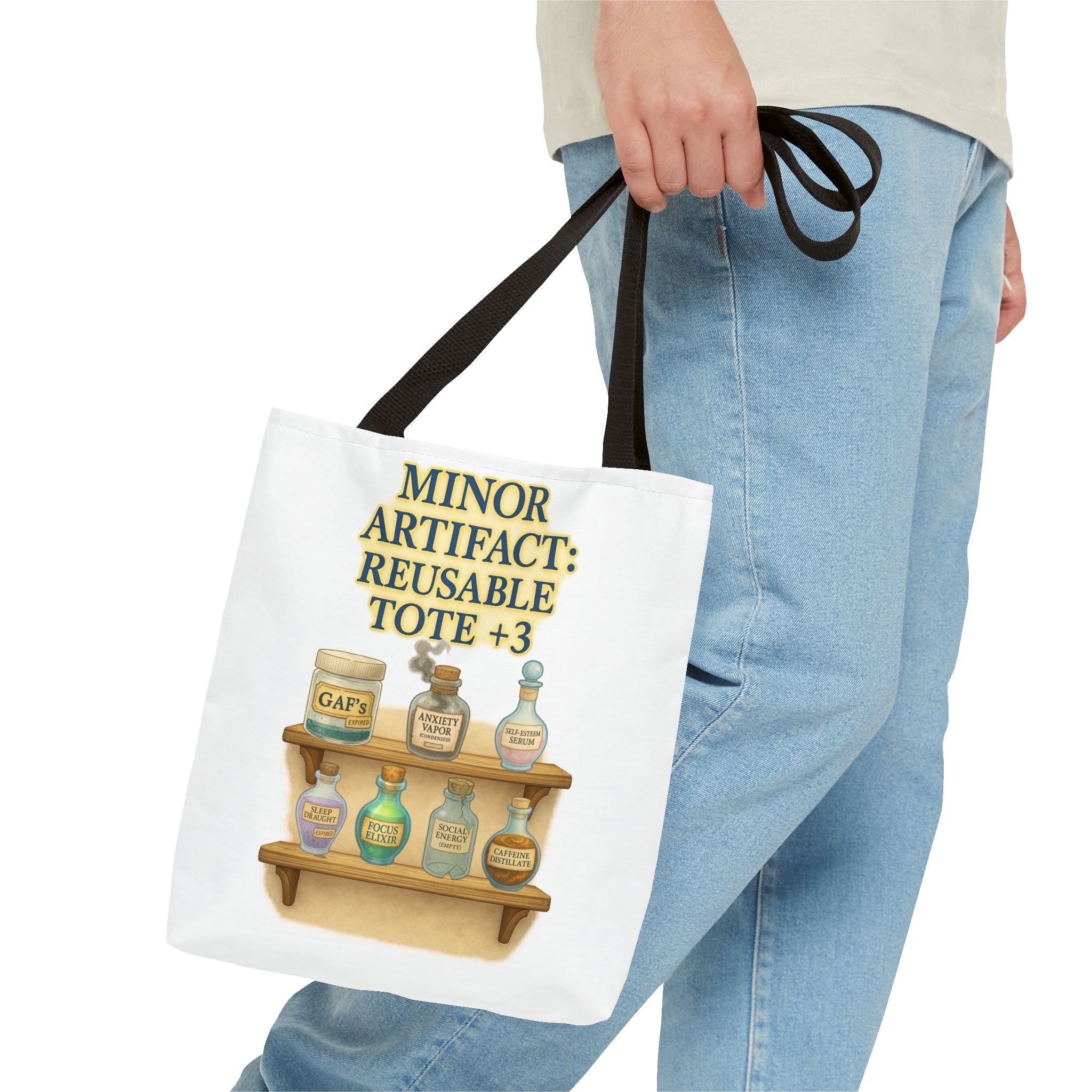Eco-Friendly RPG Bag – ‘Minor Artifact: Alchemist’s Pantry’ Reusable Tote for Gamers