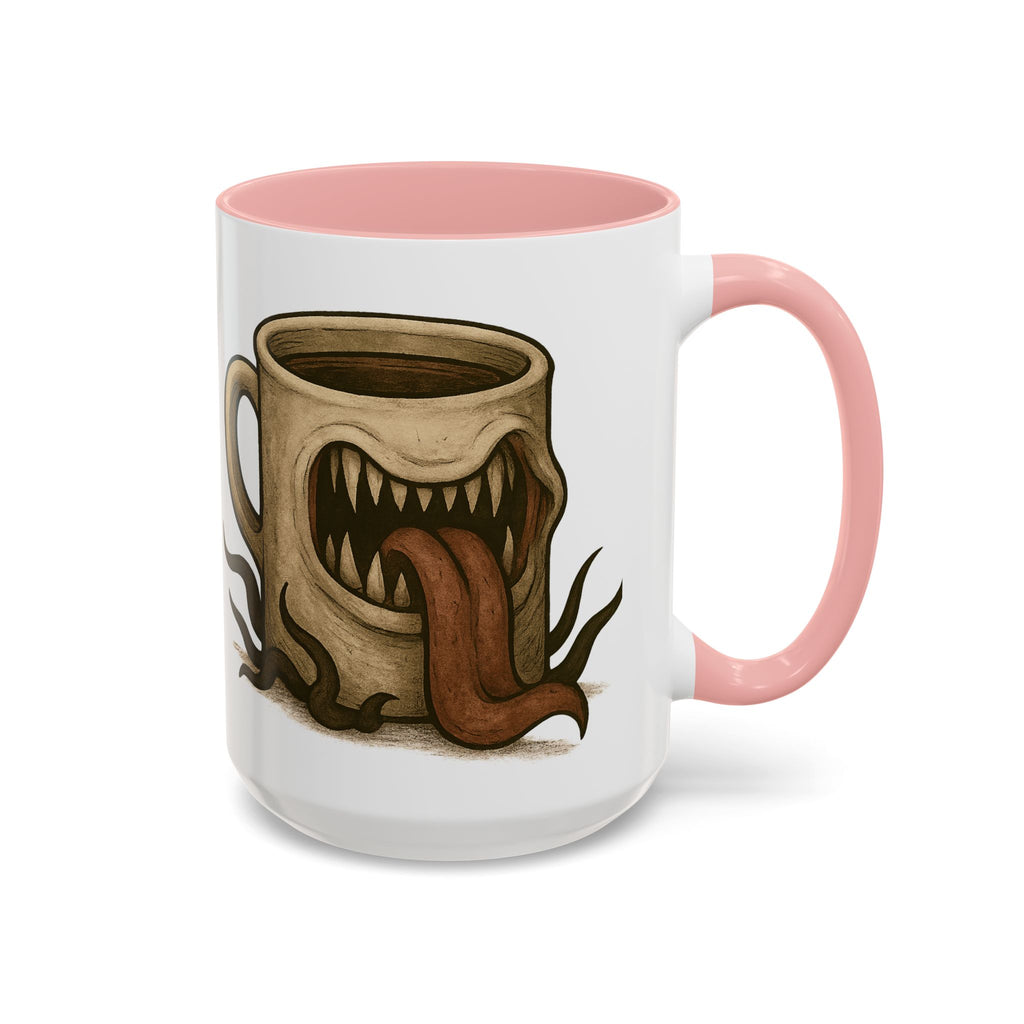 Funny RPG Mug – ‘This Mug Is a Mimic’ Coffee Cup for D&D Fans & Dungeon Crawlers