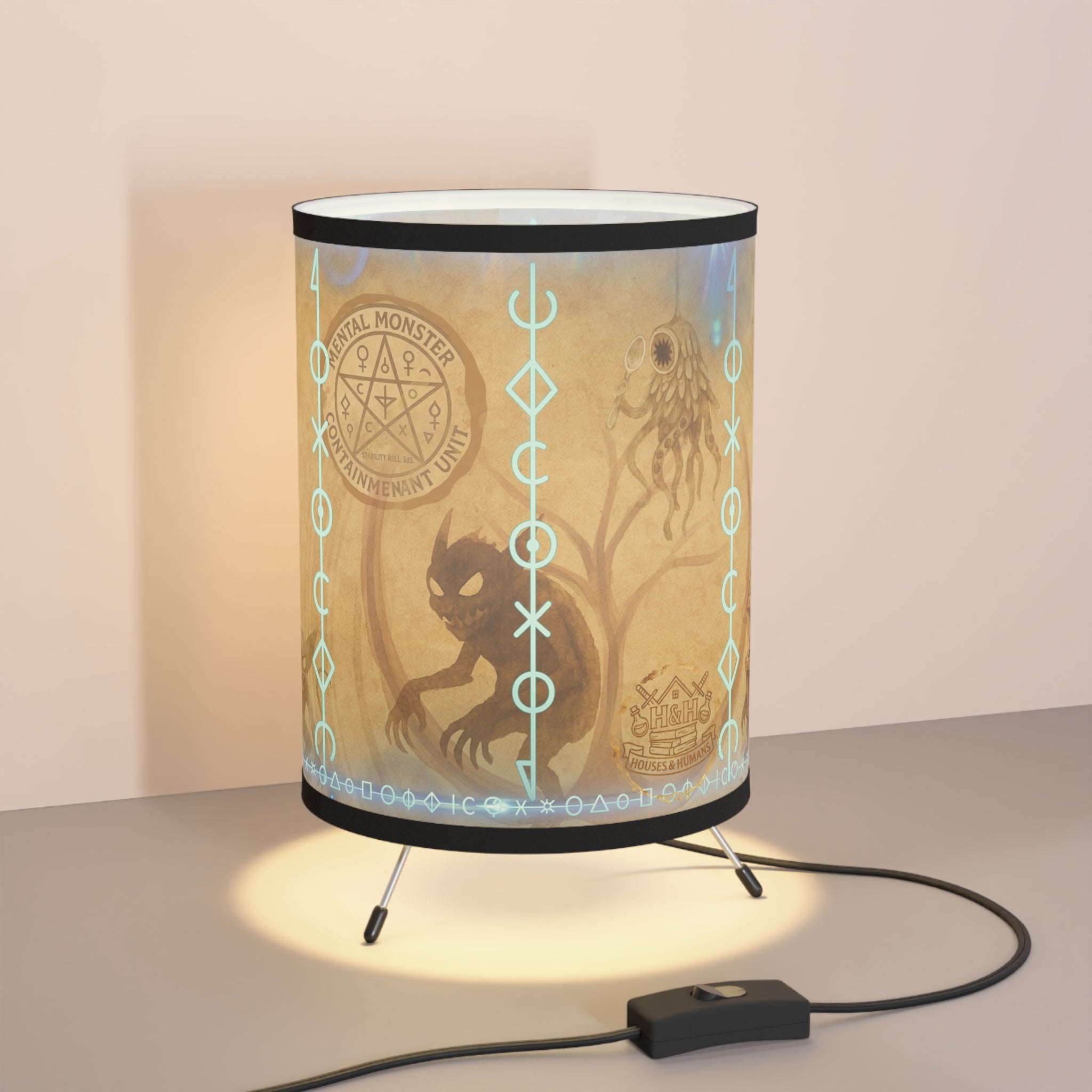Prism of Silenced Shadows – RPG Lamp & Mental Monster Containment Decor