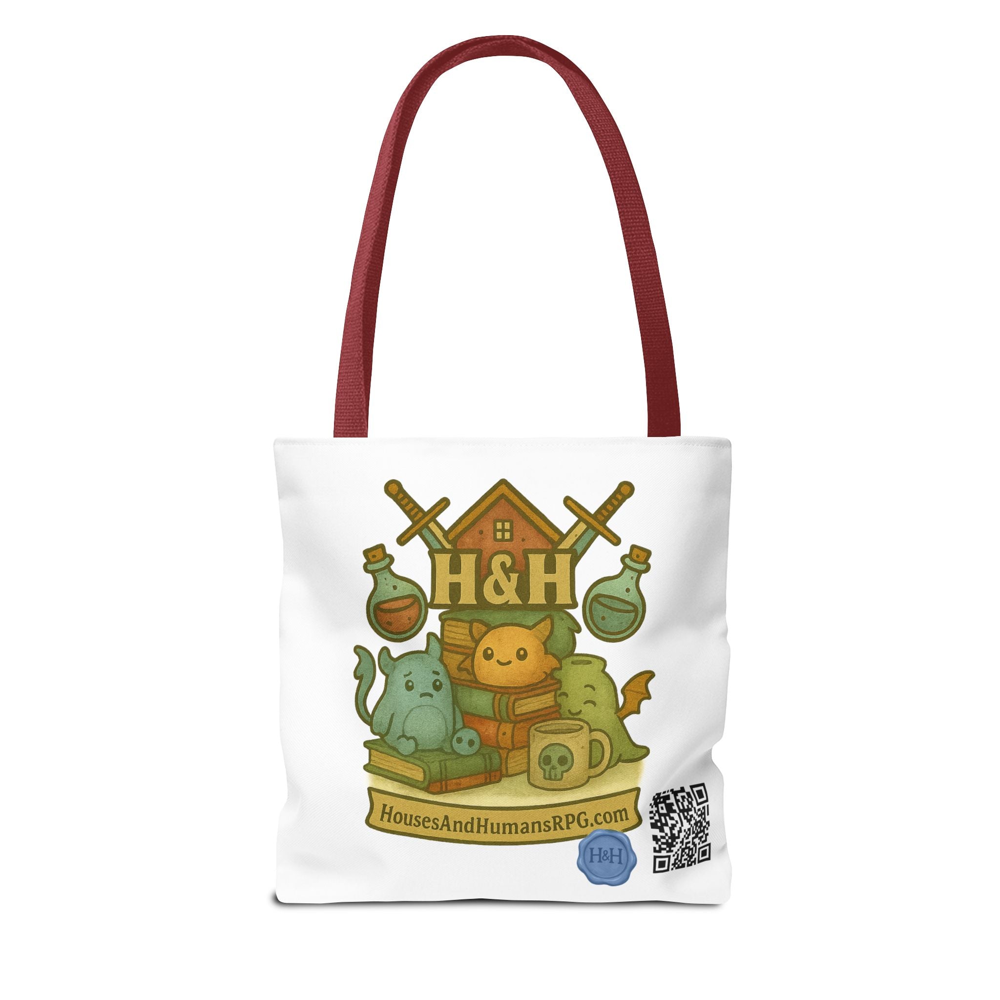 RPG Tote Bag – ‘It’s Not Hoarding, It’s Inventory’ Eco-Friendly Houses & Humans Tote