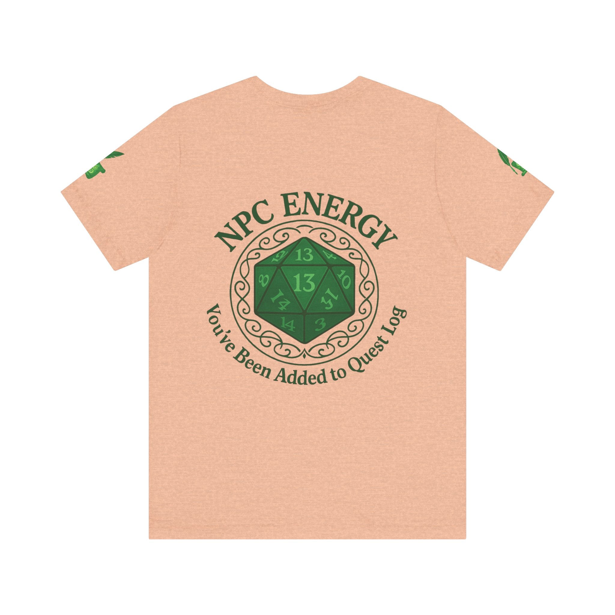 Funny Gamer Shirt – ‘You’ve Been Added to My Quest Log’ NPC Energy Tee for RPG Fans