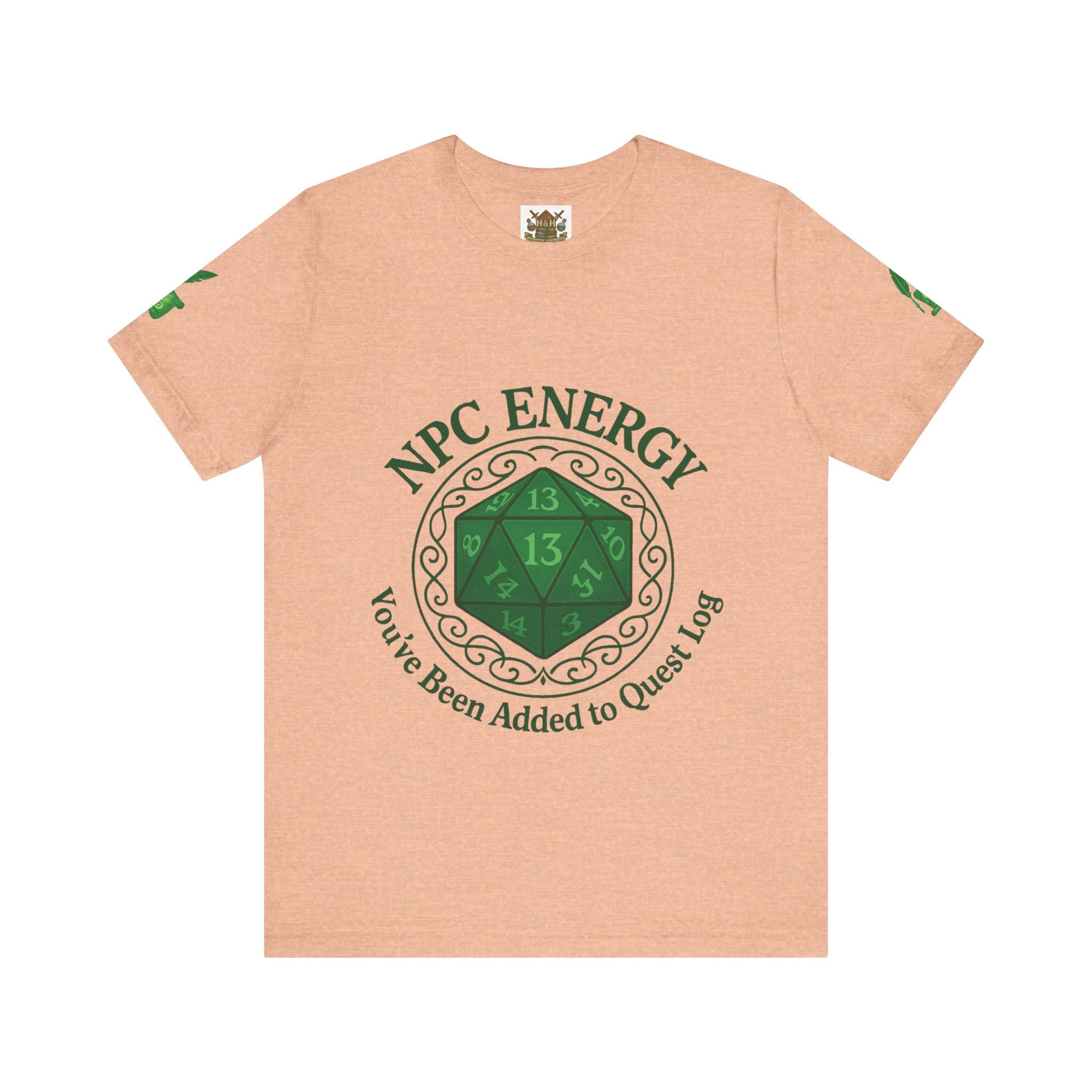 Funny Gamer Shirt – ‘You’ve Been Added to My Quest Log’ NPC Energy Tee for RPG Fans