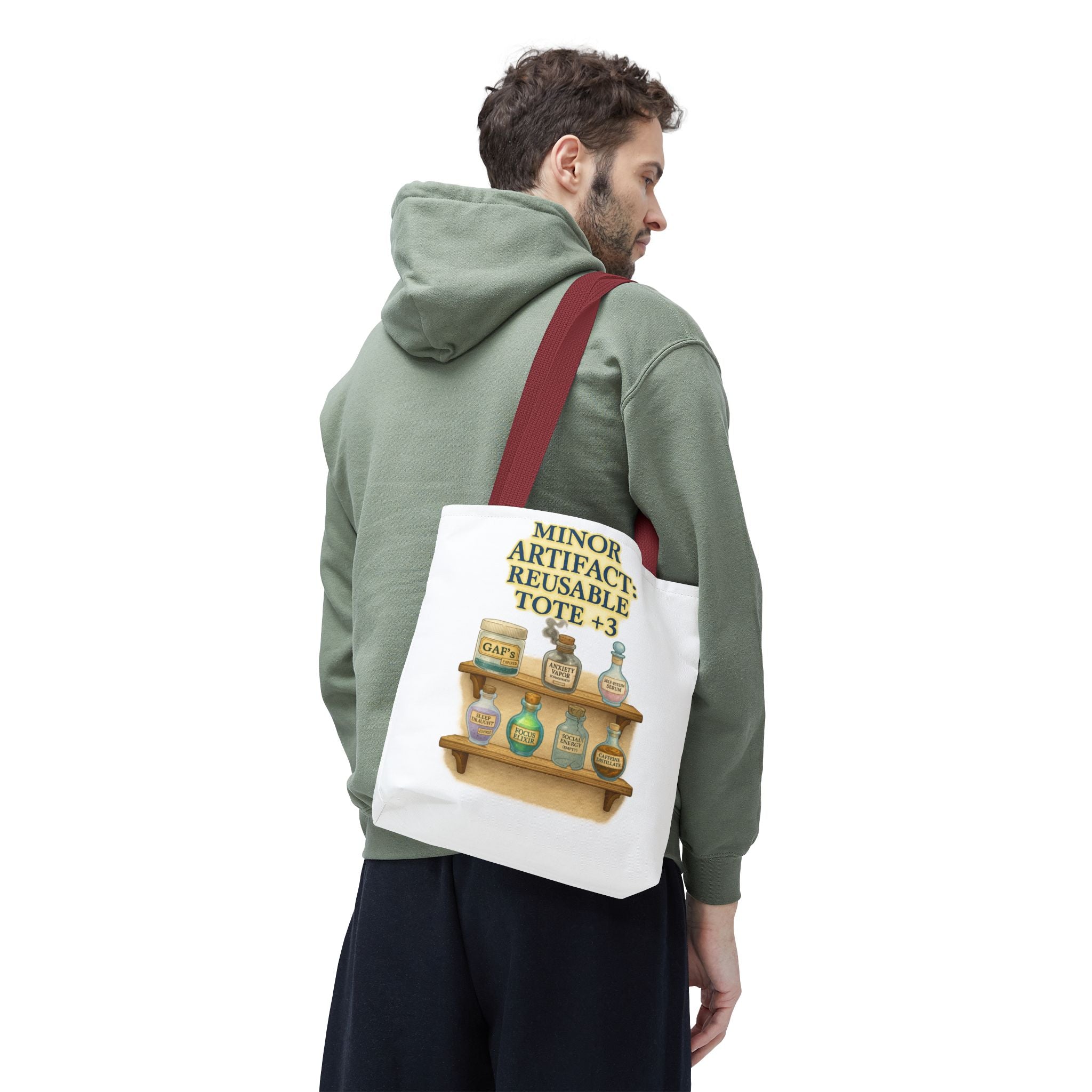 Eco-Friendly RPG Bag – ‘Minor Artifact: Alchemist’s Pantry’ Reusable Tote for Gamers