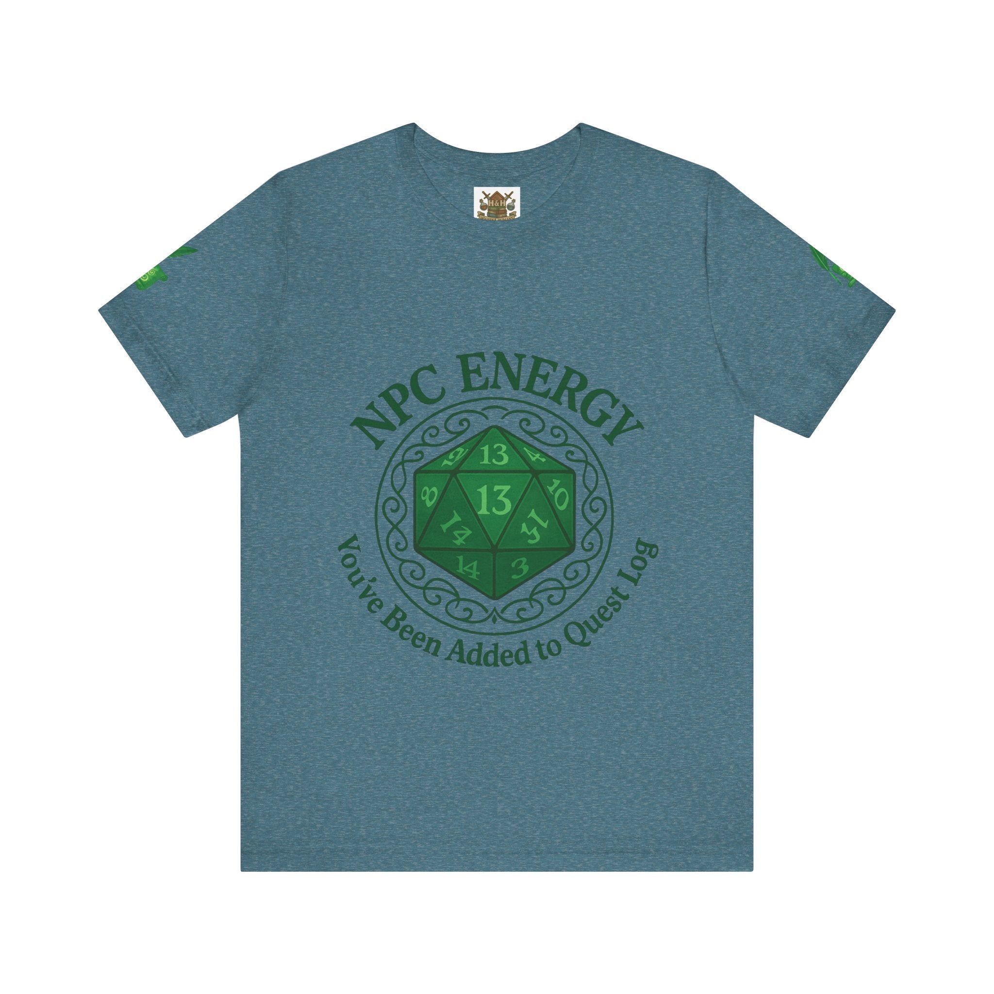 Funny Gamer Shirt – ‘You’ve Been Added to My Quest Log’ NPC Energy Tee for RPG Fans