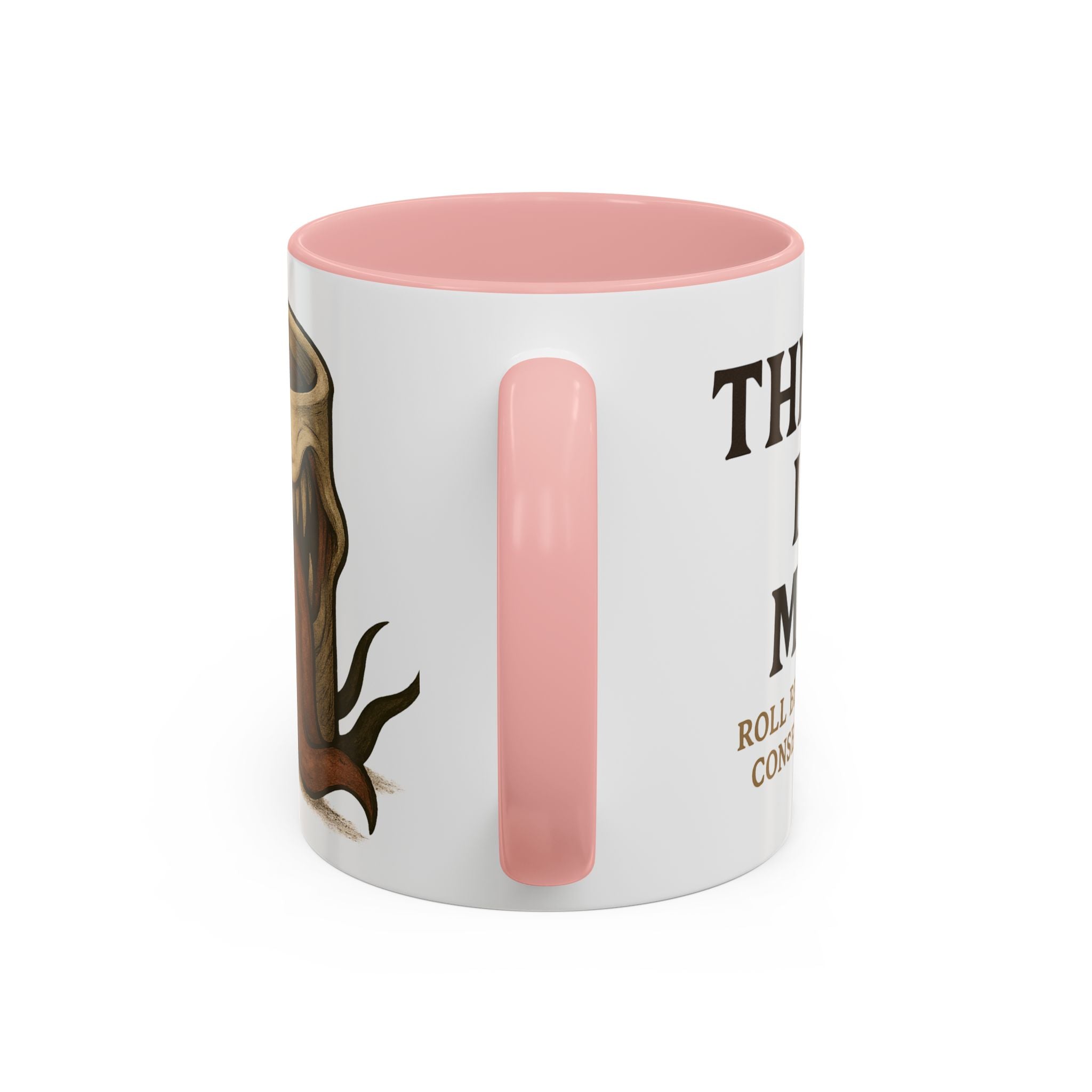 Funny RPG Mug – ‘This Mug Is a Mimic’ Coffee Cup for D&D Fans & Dungeon Crawlers