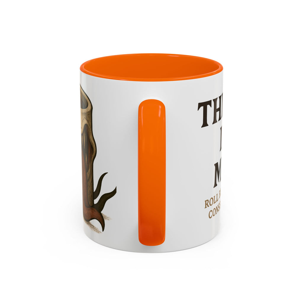 Funny RPG Mug – ‘This Mug Is a Mimic’ Coffee Cup for D&D Fans & Dungeon Crawlers