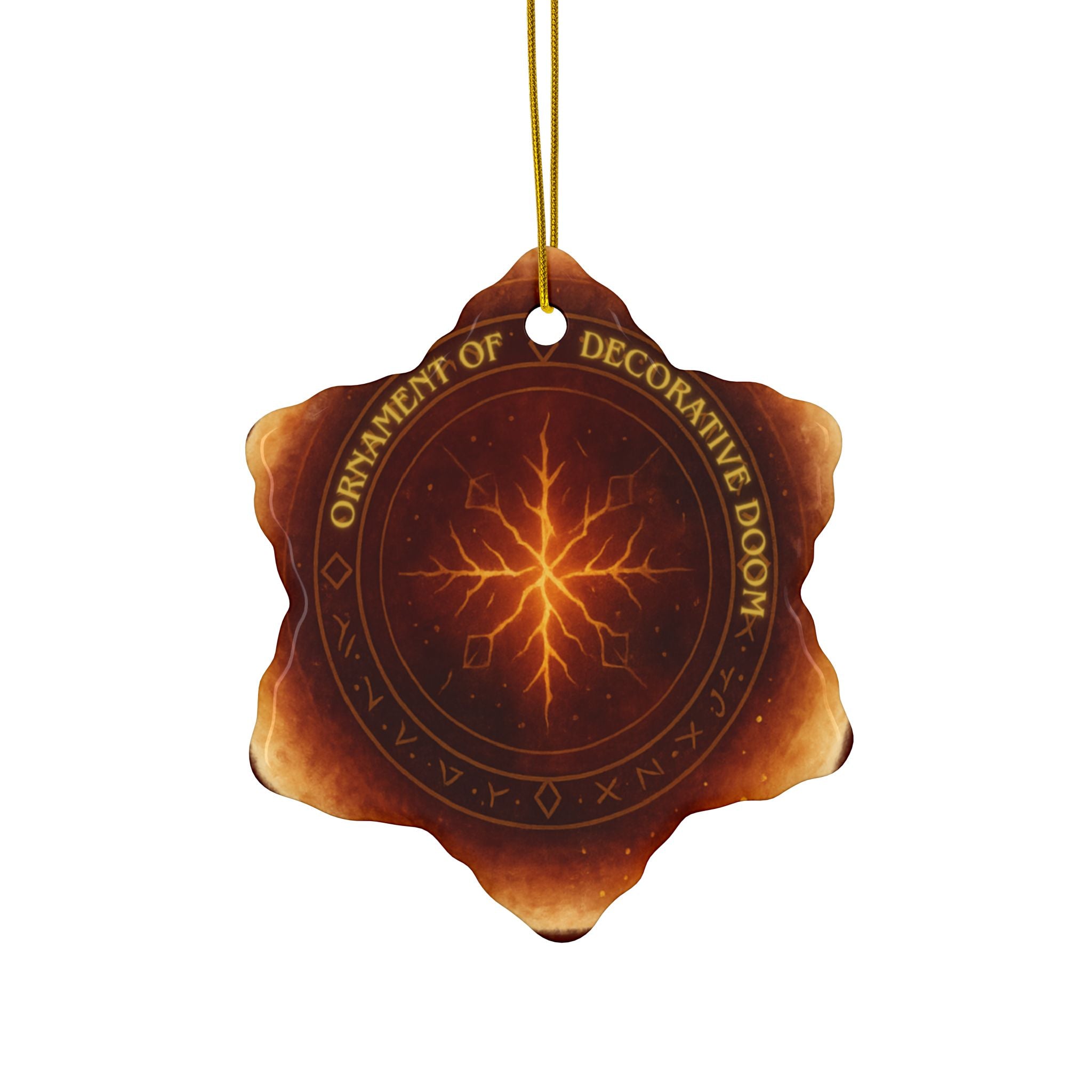 Ornament of Doom – RPG Holiday Tree Decor for Fantasy & DnD Fans